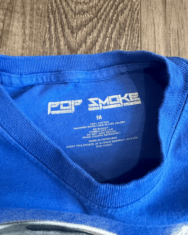 Rap Tees Pop Smoke Shoot For The Stars Aim For The Moon T-Shirt - M Size US M / EU 48-50 / 2 - 5 Thumbnail