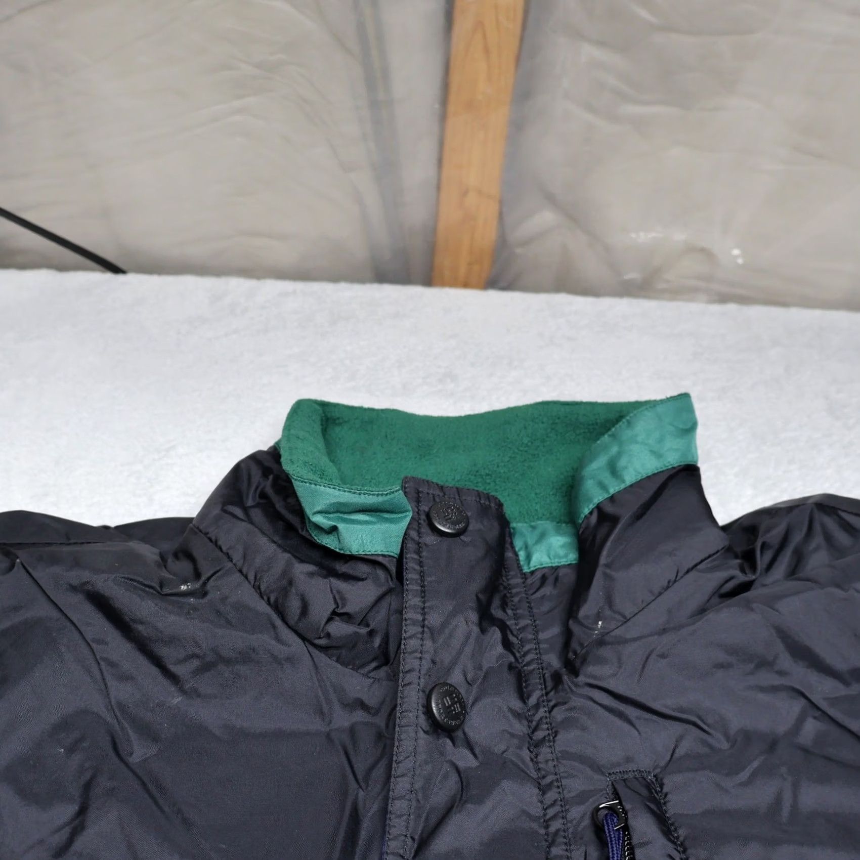 Rains VINTAGE Columbia Jacket Mens L Black Insulated Fleece Lined Wind Rain Outdoor VTG Size US L / EU 52-54 / 3 - 4 Thumbnail