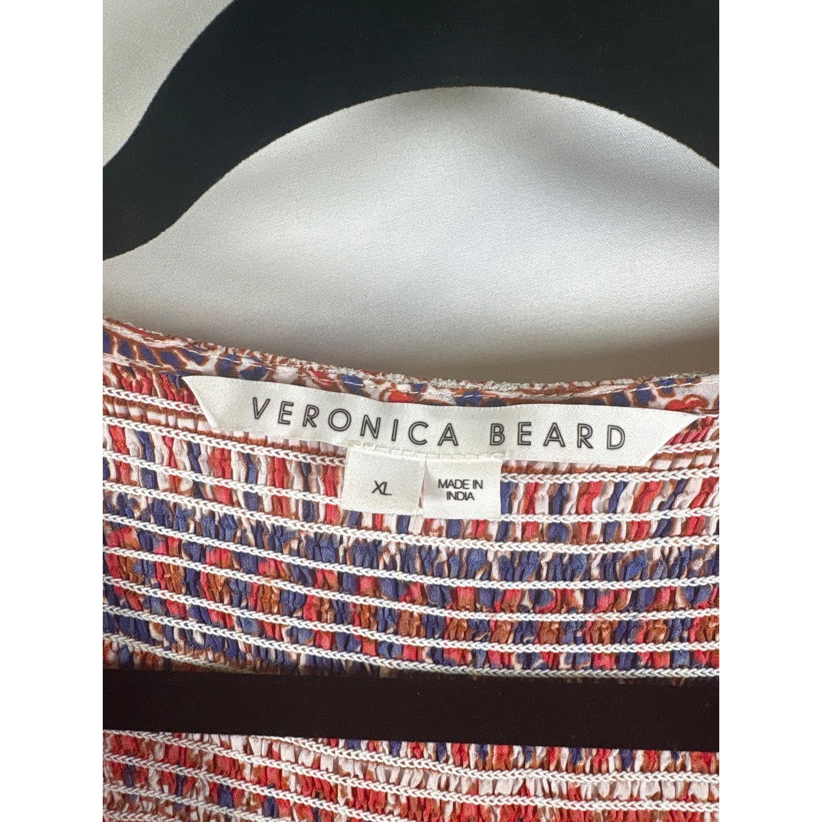 Veronica Beard Veronica Beard Dress XL Paisley Smocked Ruffle Hem Boho Size XL / US 12-14 / IT 48-50 - 4 Thumbnail