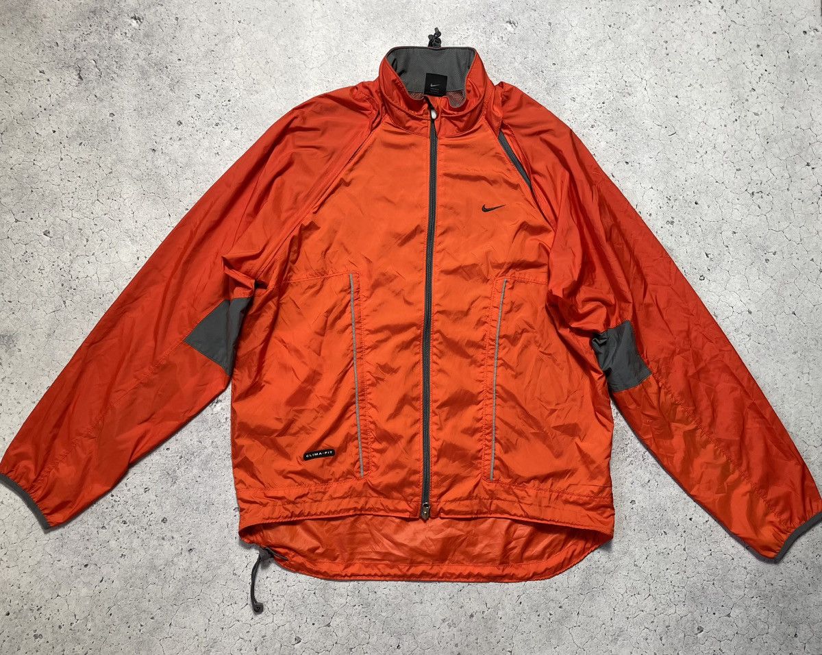 Nike × Vintage Nike Clima-Fit Vintage Nylon Jacket Windbreaker Vest 2 in 1 Size US L / EU 52-54 / 3 - 2 Thumbnail