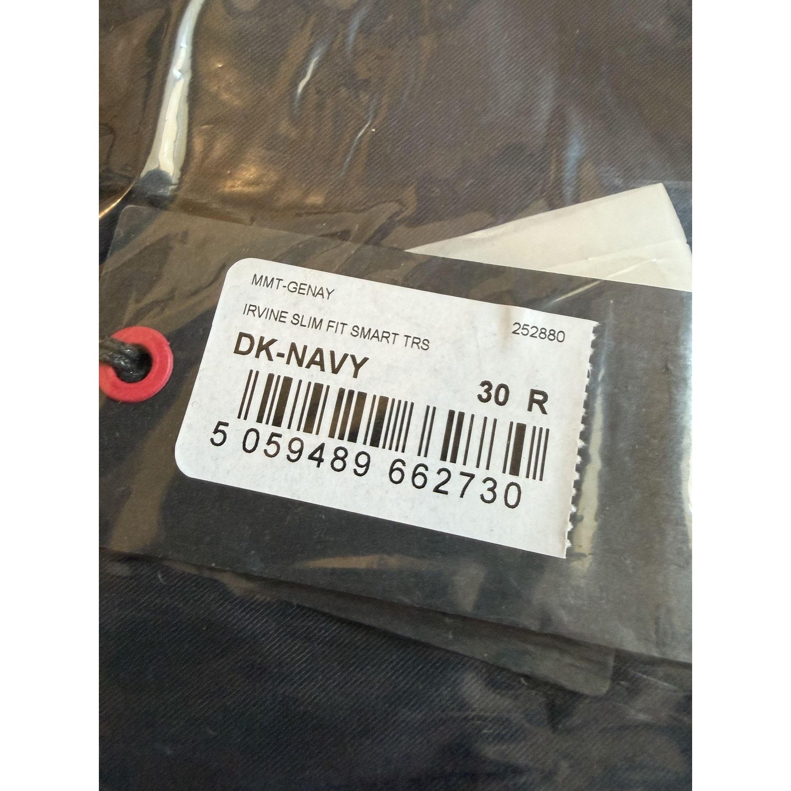 Ted Baker Ted Baker Mens Irvine Slim Fit Dress Trousers 30 Dark Navy Size US 30 / EU 46 - 4 Thumbnail
