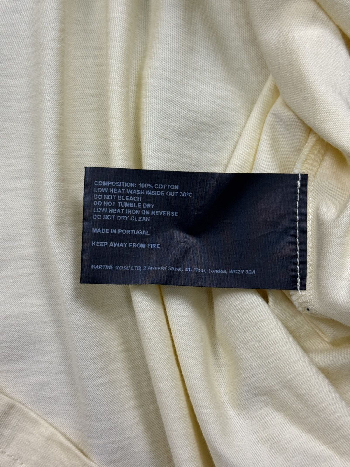 Martine Rose Ss23 Martine Rose So Far So Good Tee(Yellow/XL) Size US XL / EU 56 / 4 - 9 Thumbnail