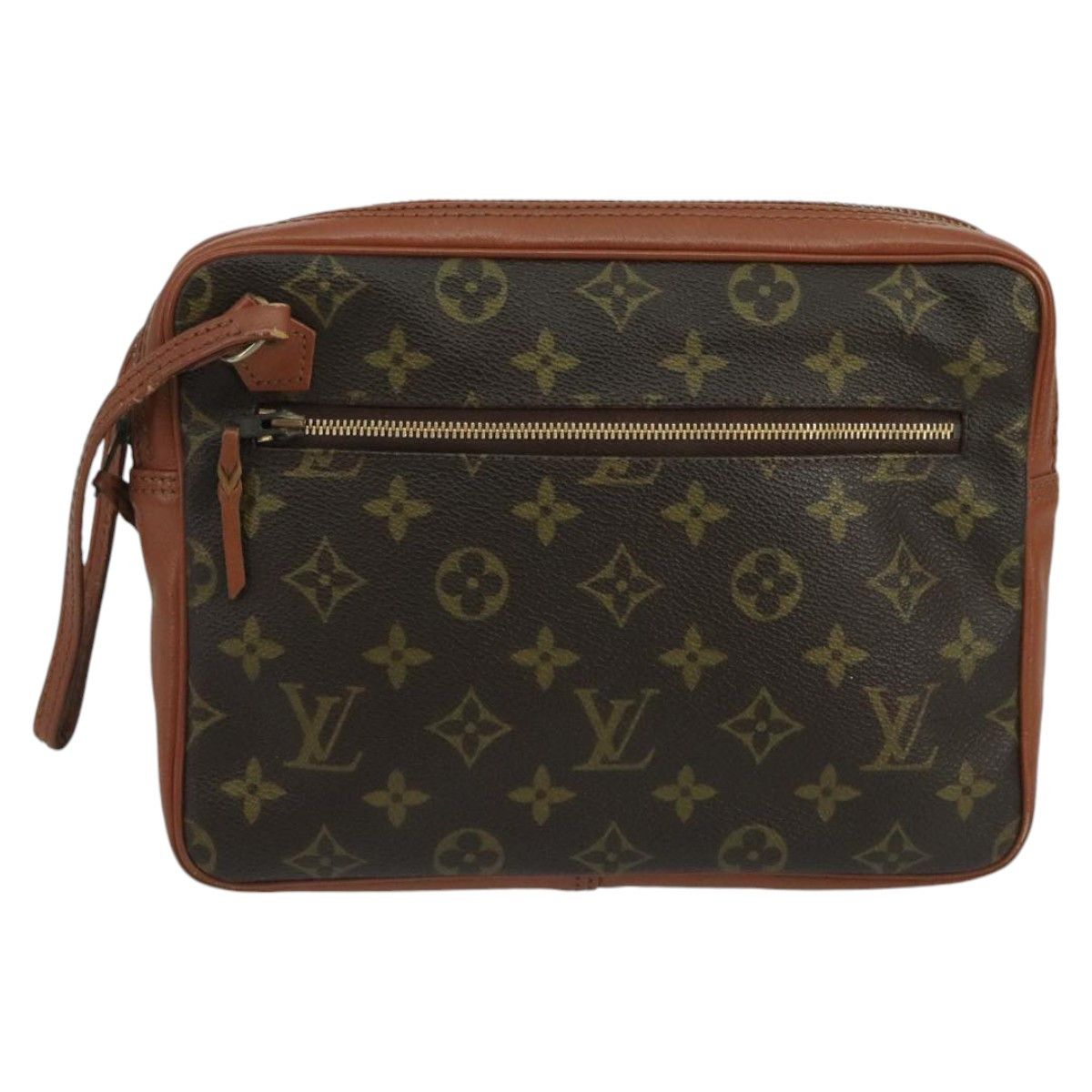 Louis Vuitton Brown Canvas Clutch Bag (Pre-Owned) Size ONE SIZE - 1 Thumbnail