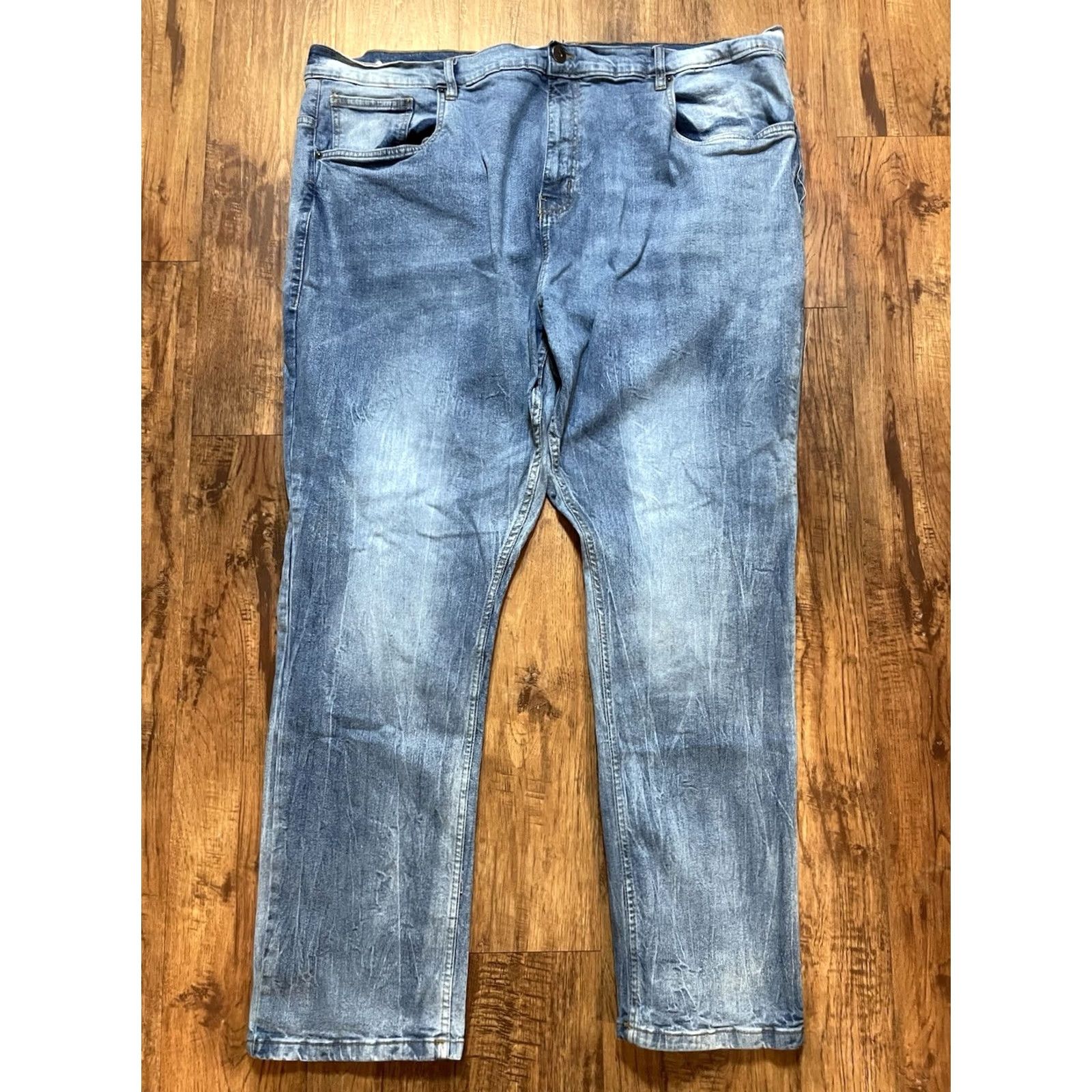 Vintage Evolution Mens Denim Skinny Jeans Size 50 Black Pocket Detail Size US 34 / EU 50 - 6 Thumbnail