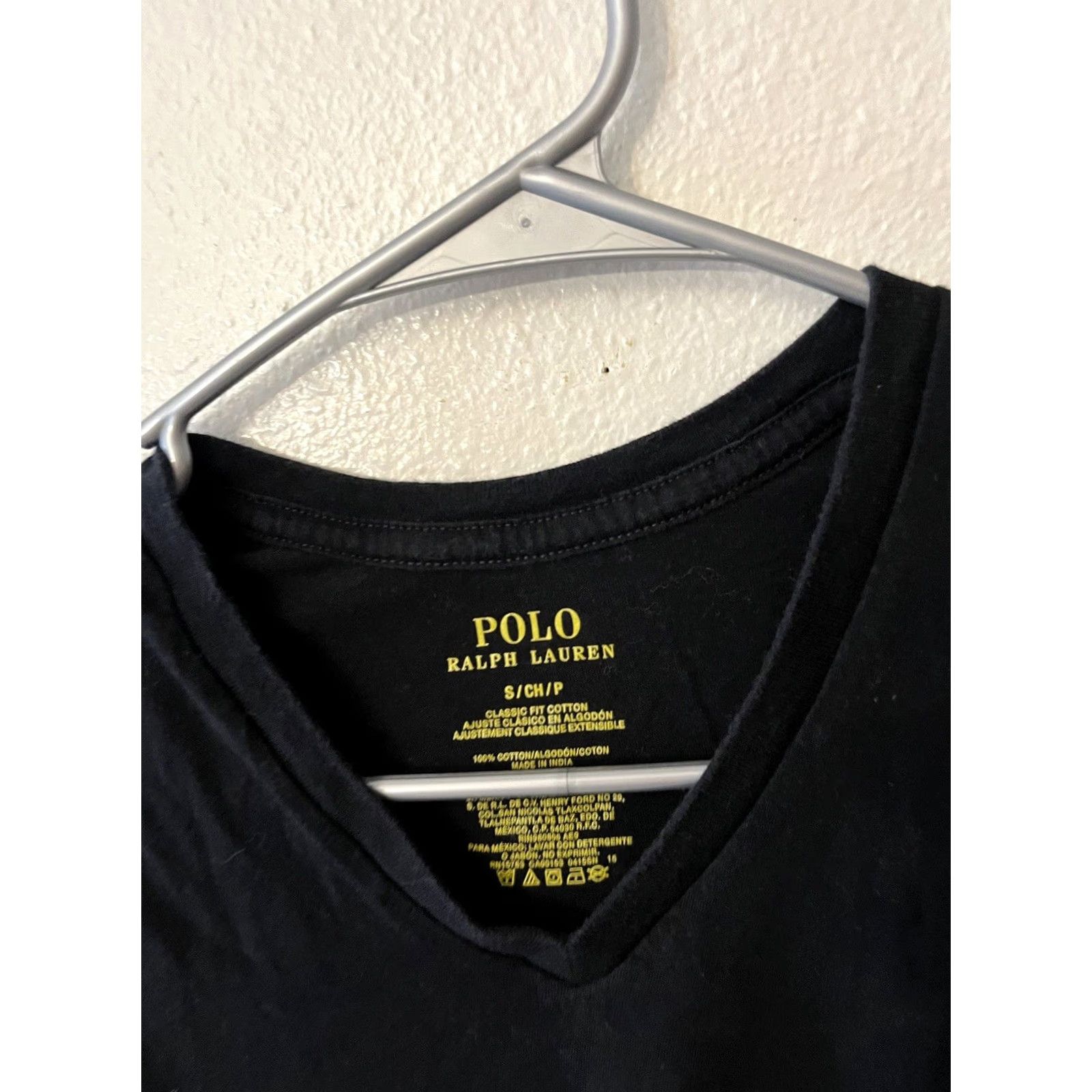 Polo Ralph Lauren Polo Ralph Lauren Sleepwear Shirt Men S Black V-Neck Cotton Sleep Shirt EUC Sleepwear Top Size US S / EU 44-46 / 1 - 2 Thumbnail