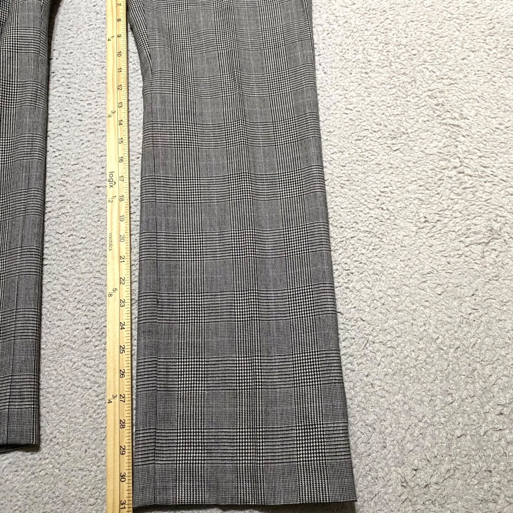 Chaps Chaps Gray Plaid Dress Pants Wide-Leg NWT Women'sSize 4 Office Wool Lined Pockets B J Sz? Size 27" / US 4 / IT 40 - 6 Thumbnail