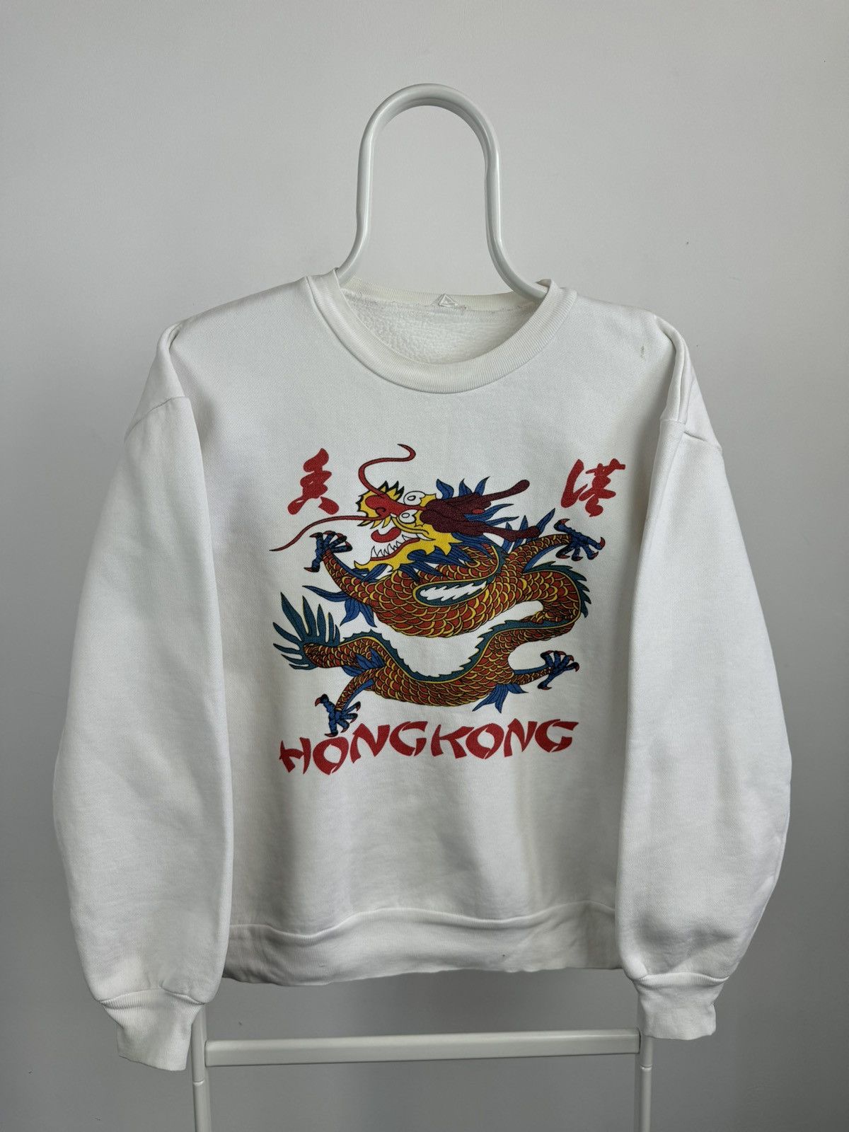 Vintage Vintage Hong Kong Chinese Style Big Logo Sweatshirt Size US M / EU 48-50 / 2 - 1 Thumbnail