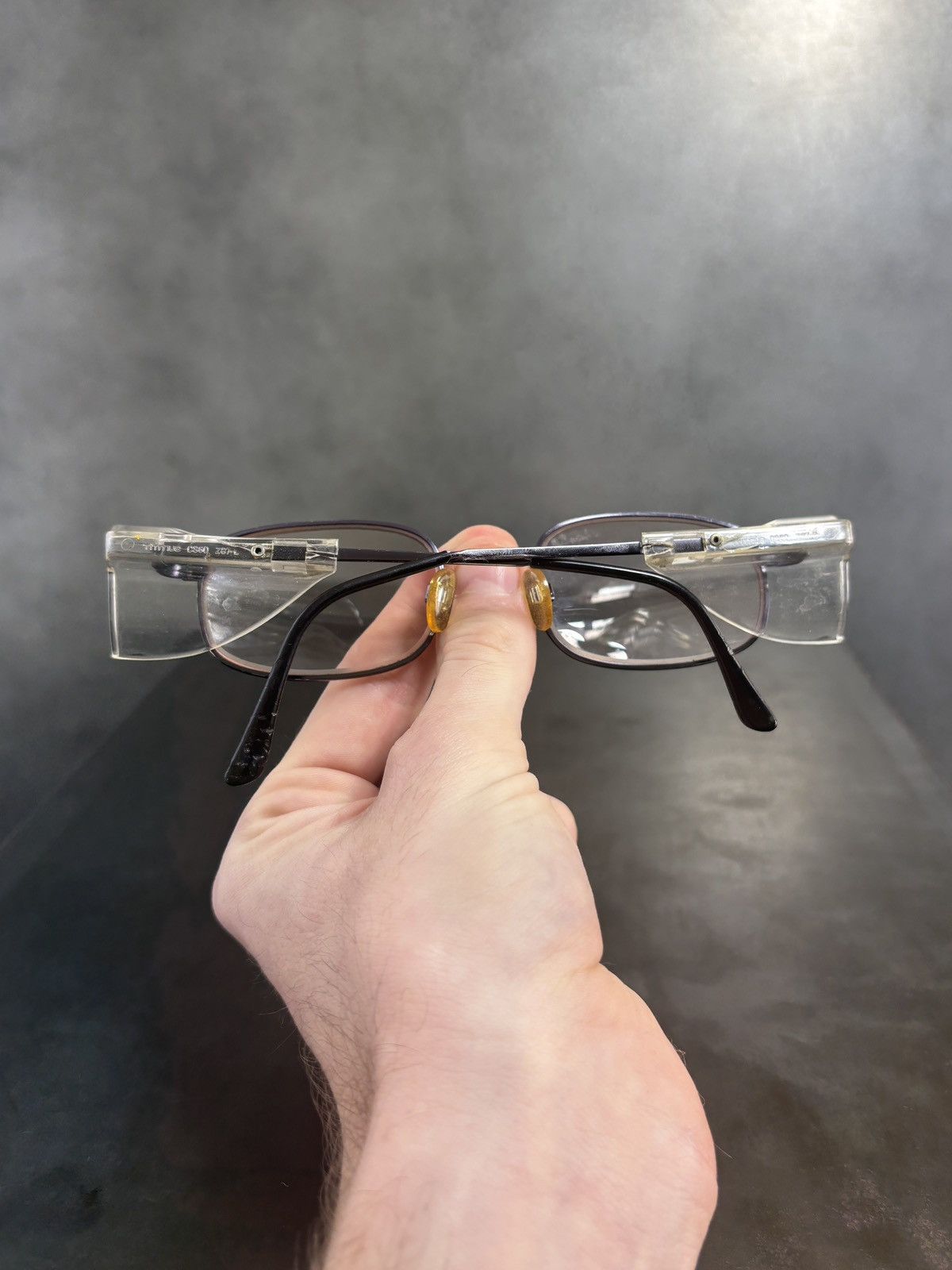 Vintage 1990s Safety Glasses Vintage Frames Side Lense Shield Protec Size ONE SIZE - 3 Thumbnail