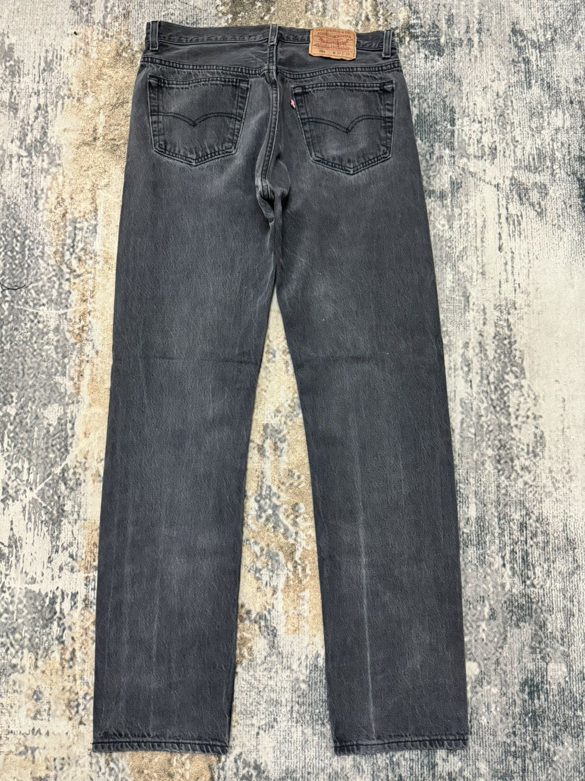 Levi's × Levi's Vintage Clothing × Vintage Vintage Levi’s 501 Distressed Black Denim Jeans 32x32 Size US 32 / EU 48 - 6 Thumbnail