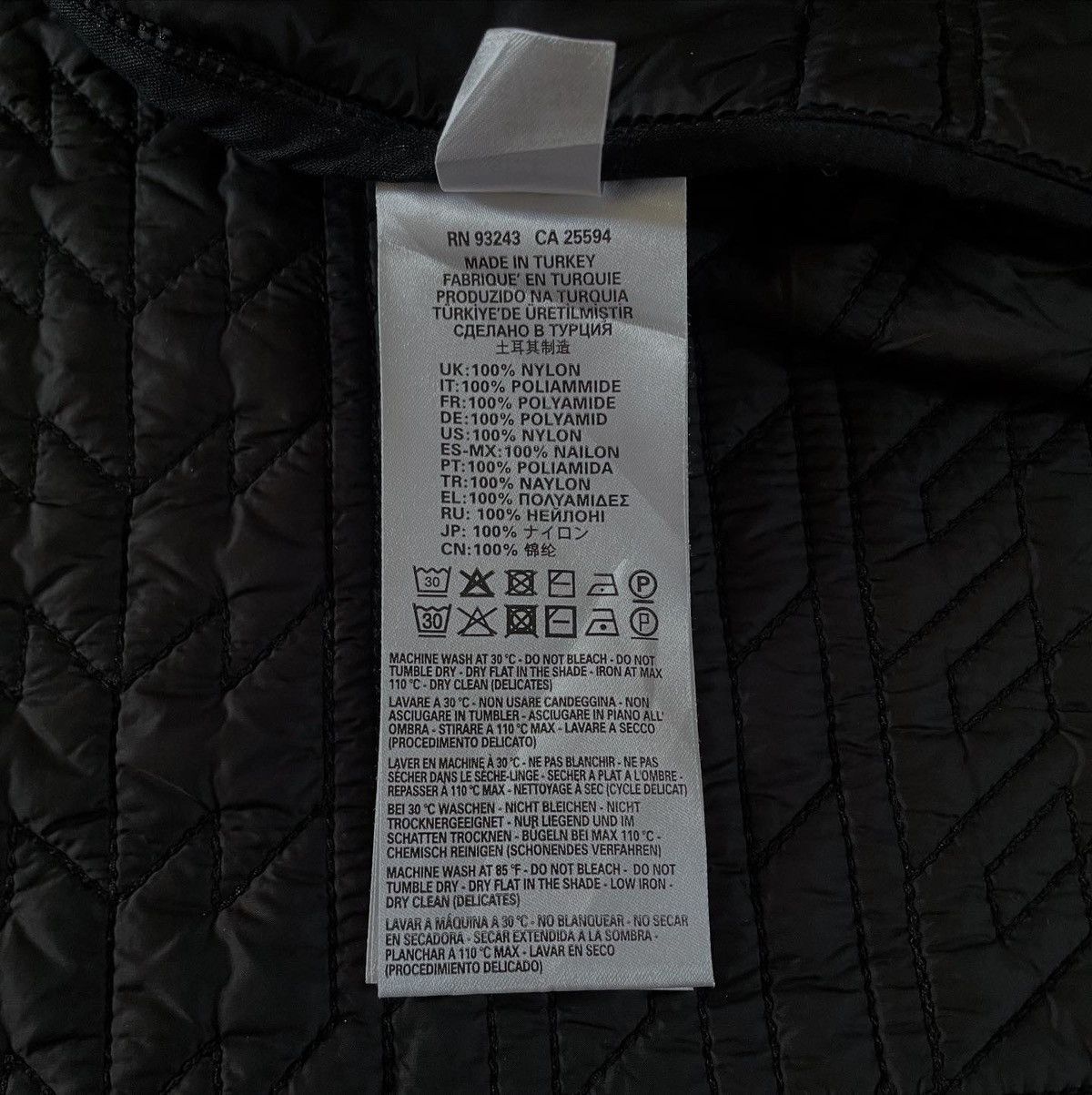 Diesel Black Gold DIESEL BLACK GOLD Embroidered W-PAR-Quilted Black Jacket Size US S / EU 44-46 / 1 - 13 Thumbnail
