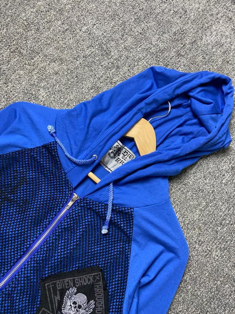 Japanese Brand Rich Or Die Brand Mesh Overlay Light Jacket (196) Size US S / EU 44-46 / 1 - 10 Thumbnail
