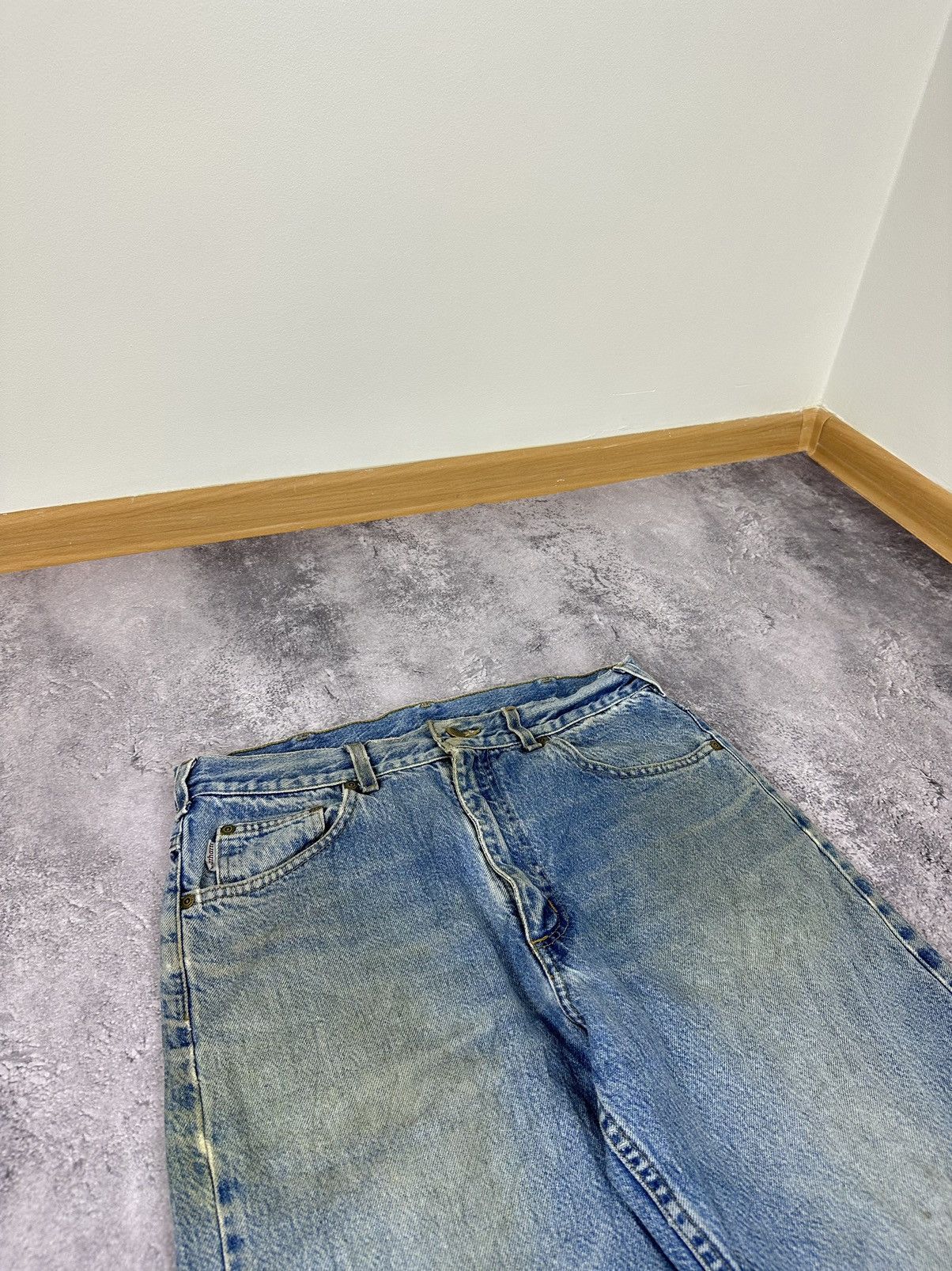 Carhartt Vintage Carhartt Light Blue Distressed Opium USA Work Jeans Size US 34 / EU 50 - 12 Thumbnail