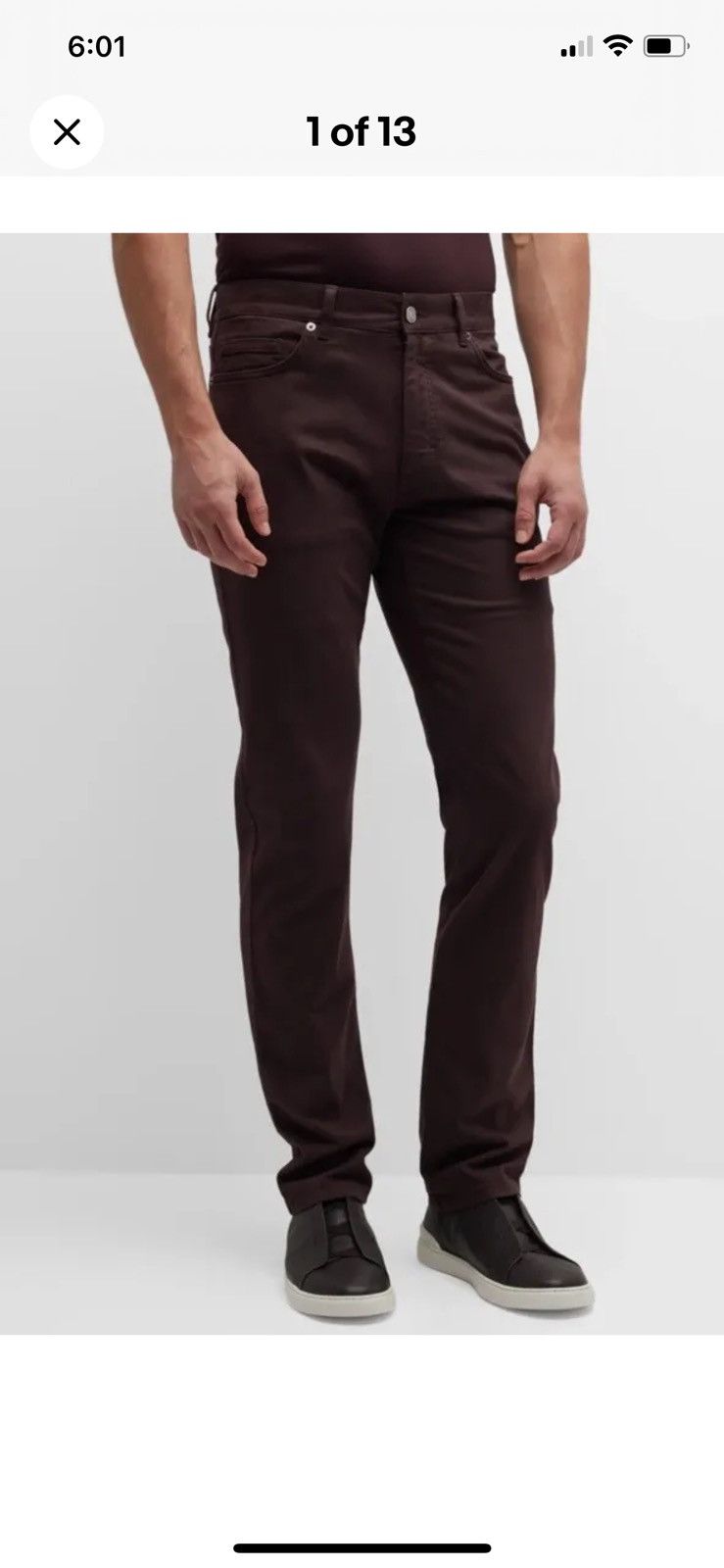 Cotton-Stretch 5-Pocket Pant