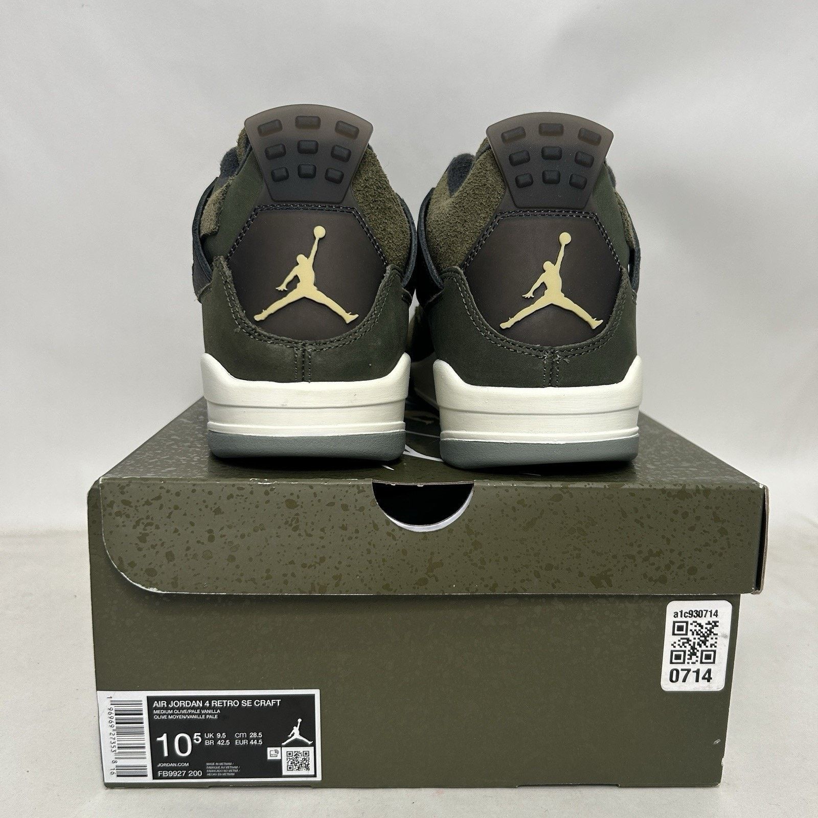 Jordan Brand Nike Air Jordan 4 SE Craft “Medium Olive” Size US 10.5 / EU 43-44 - 4 Thumbnail
