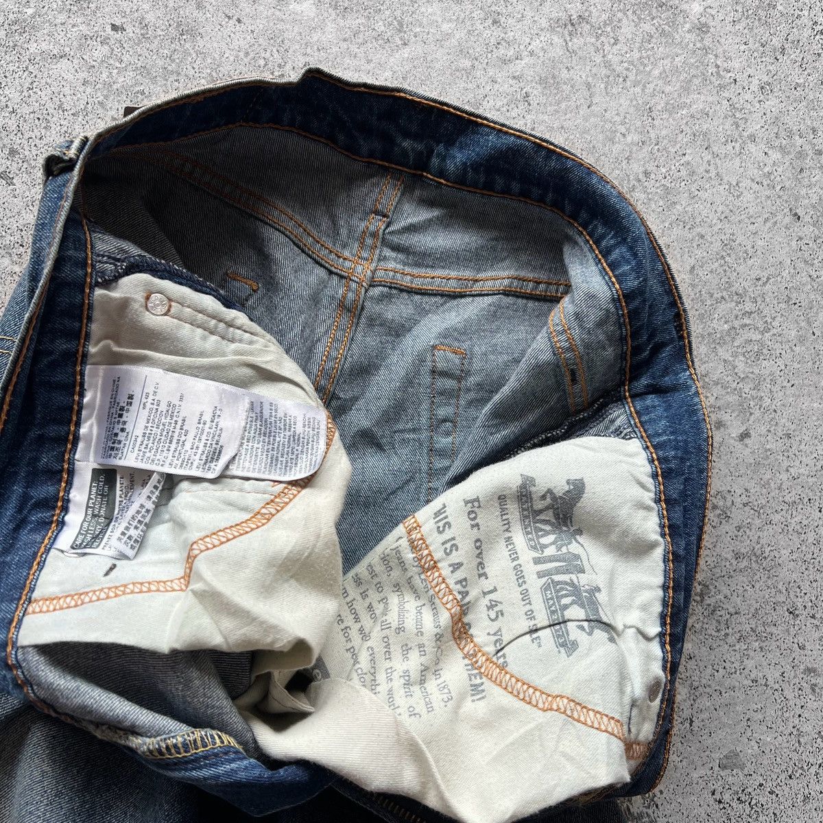 Designer × Levi's Levis 511 Mens Blue Straight Fit Denim Jeans Zipper Closure Size US 32 / EU 48 - 7 Thumbnail