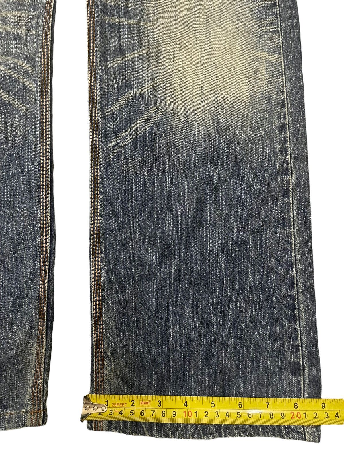 Edwin Vintage 90s Edwin Faded Wash Style Distress Loose Jeans Size US 36 / EU 52 - 16 Thumbnail