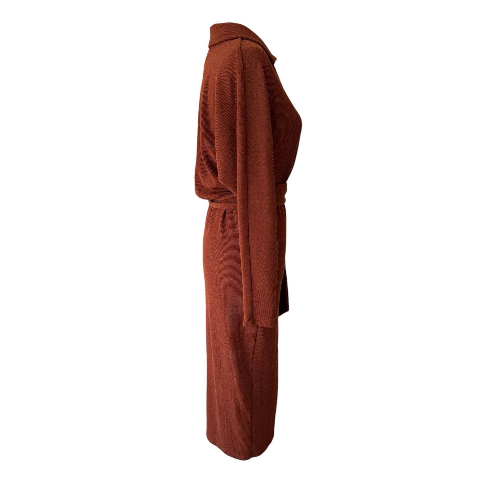 Saylor Saylor Nathalie Sweater Dress Womens Small Sienna Brown Knit Size S / US 4 / IT 40 - 11 Thumbnail