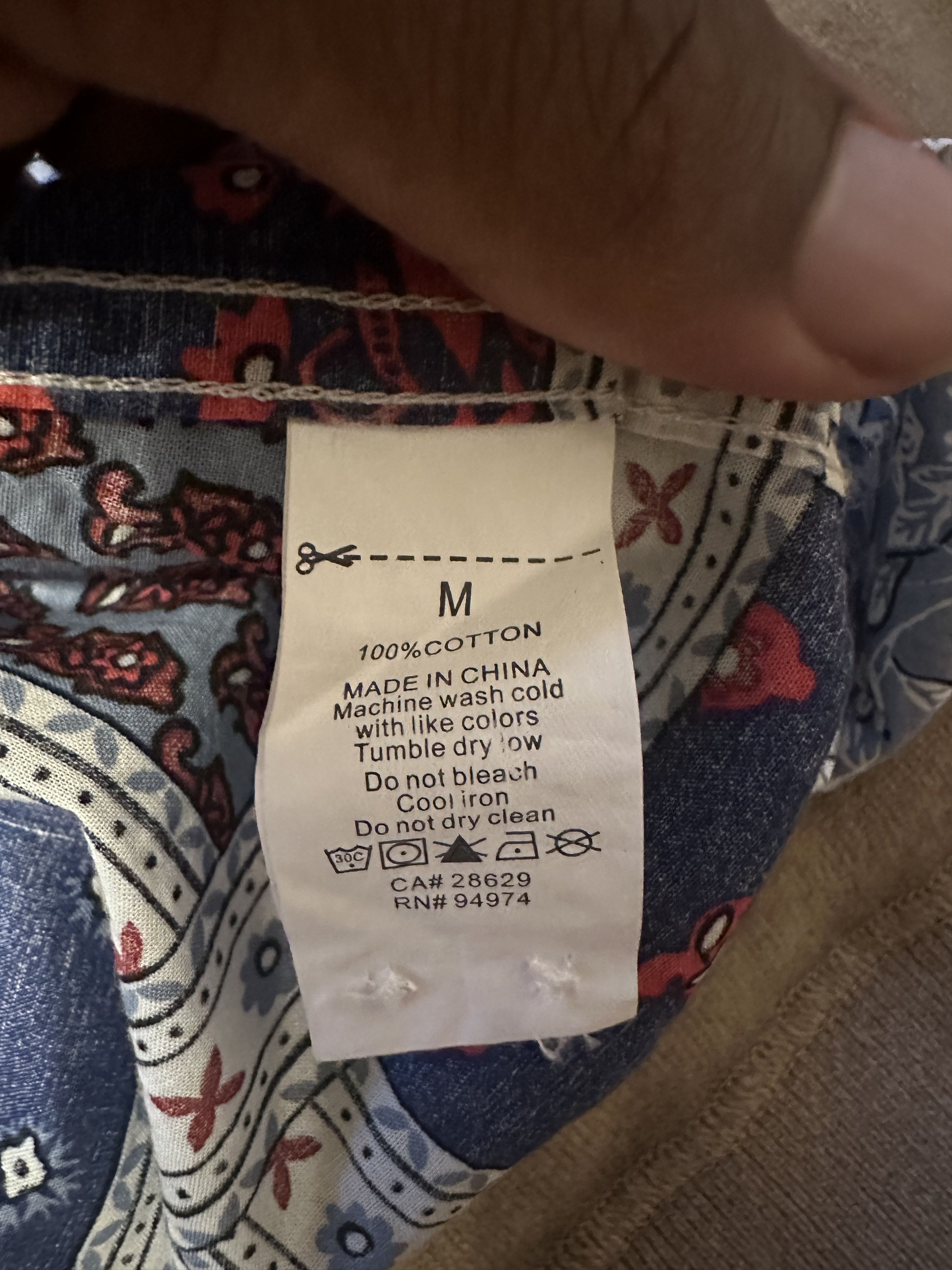 Stussy Paisley Patchwork LS Shirt Size US M / EU 48-50 / 2 - 6 Thumbnail