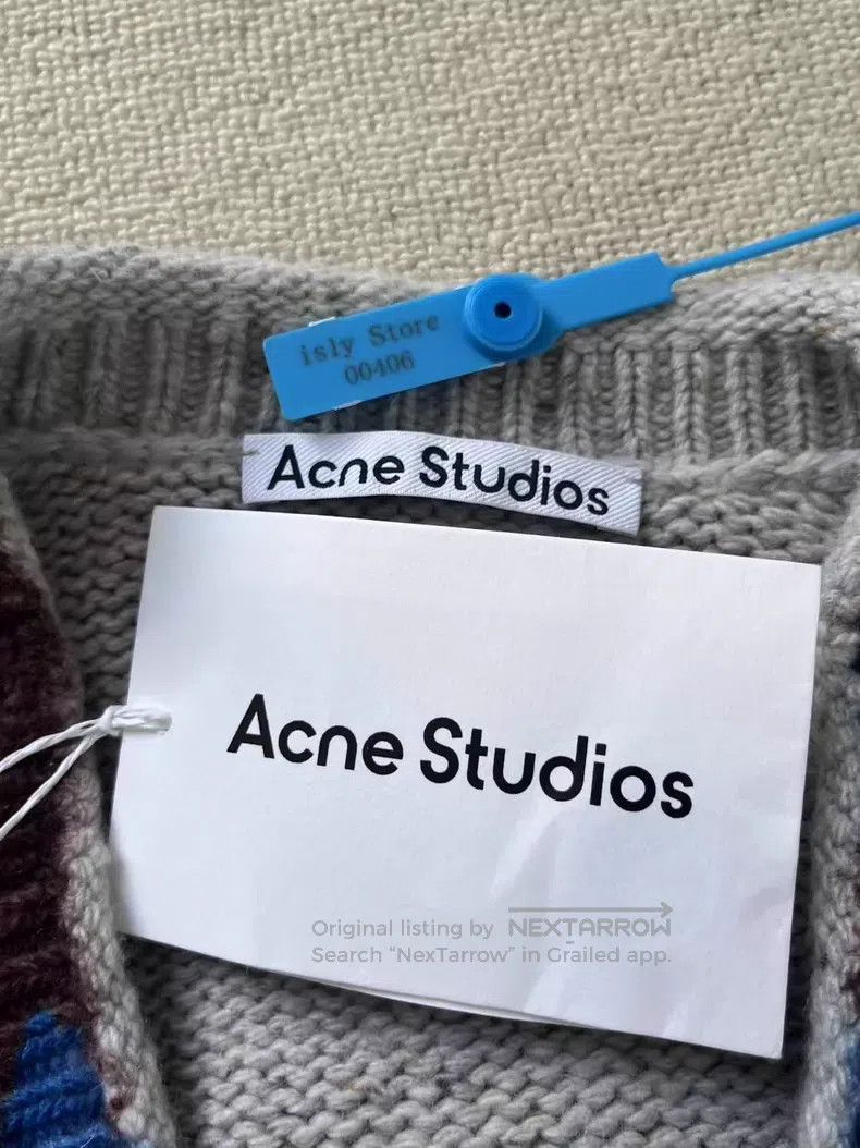 Acne Studios Acne Studios V-Neck Knit Casual Top with Hanging Loose Fit Size XS / US 0-2 / IT 36-38 - 4 Thumbnail