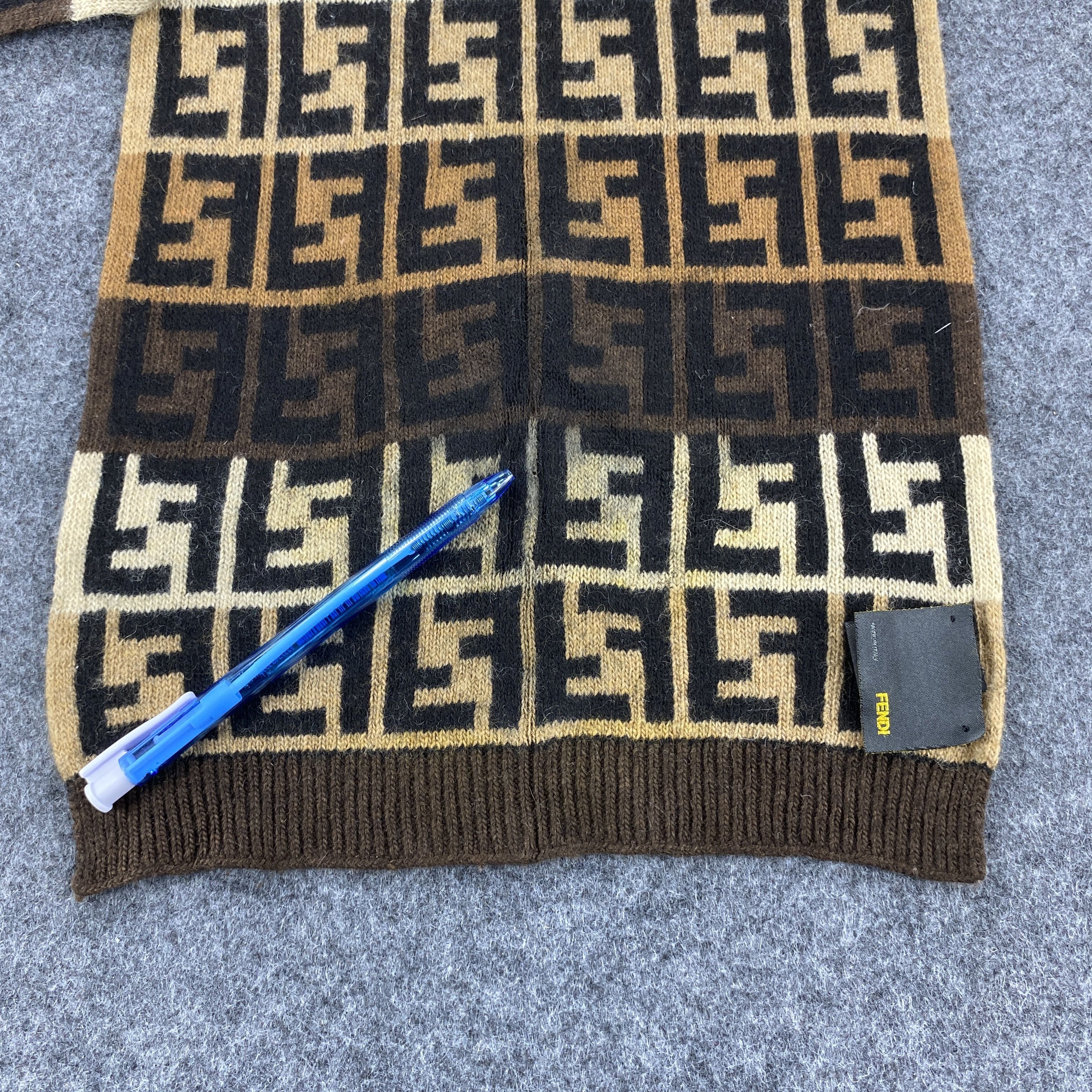 Fendi × Vintage FENDI Scarf # Muffler # Neckwear # D550 Size ONE SIZE - 9 Thumbnail