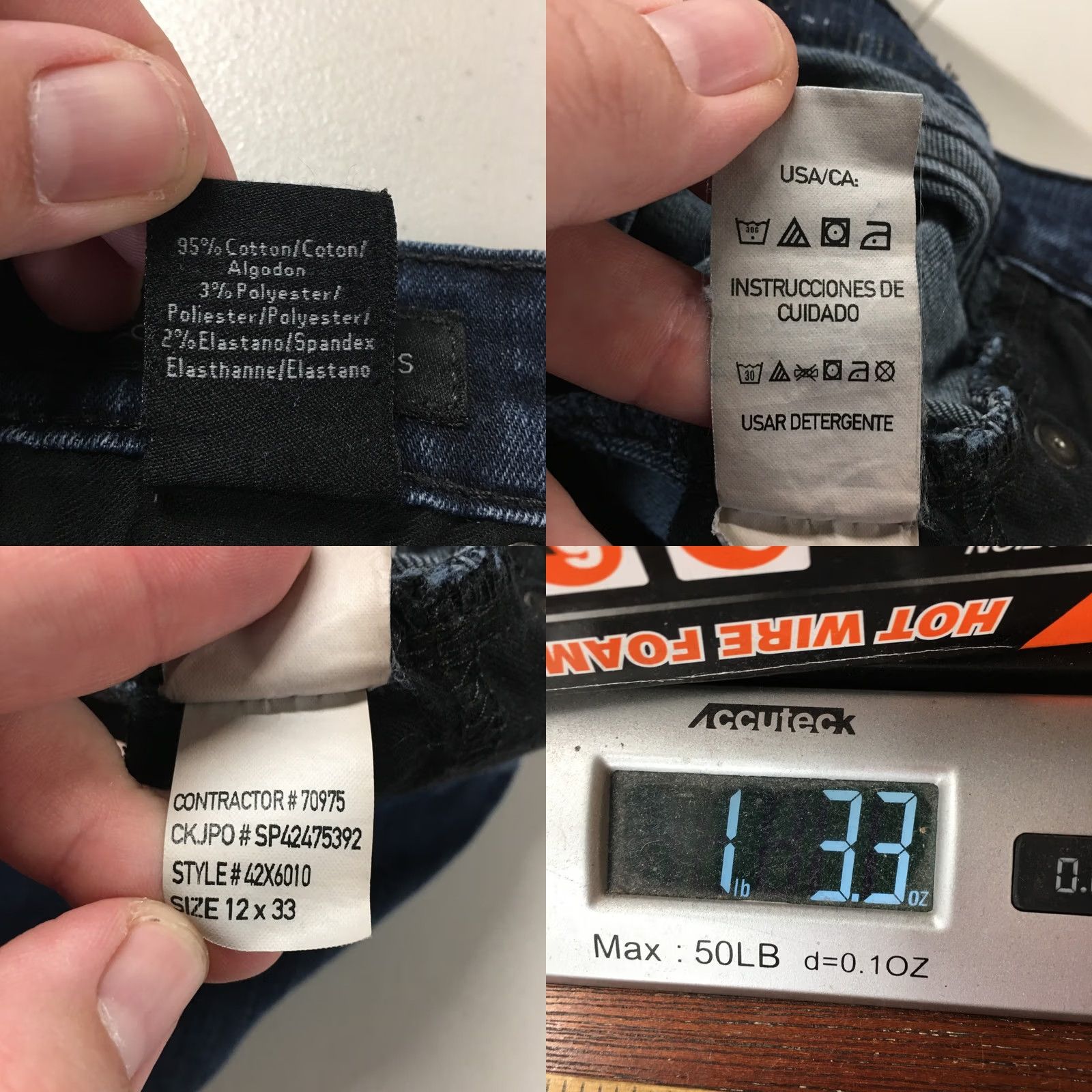 Calvin Klein Calvin Klein Ultimate Skinny Jeans Womens 31/12 Blue Denim Cotton Blend Mid Rise Jeans Women Regular Blue Skinny 31 Inseam 5-Pocket Size 34" / US 12 / IT 48 - 11 Thumbnail