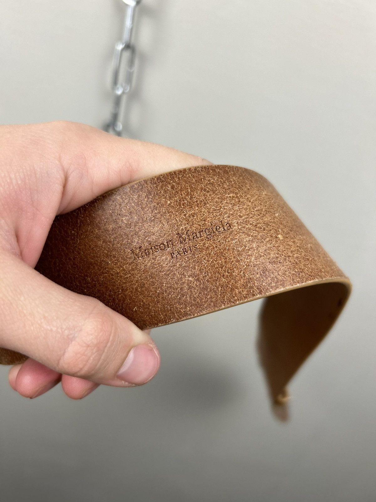 Maison Margiela MAISON MARGIELA Belt Leather Size ONE SIZE - 12 Thumbnail