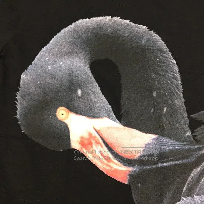 Givenchy Givenchy 2016SS Black Flamingo Short-Sleeve Shirt Size US L / EU 52-54 / 3 - 4 Thumbnail
