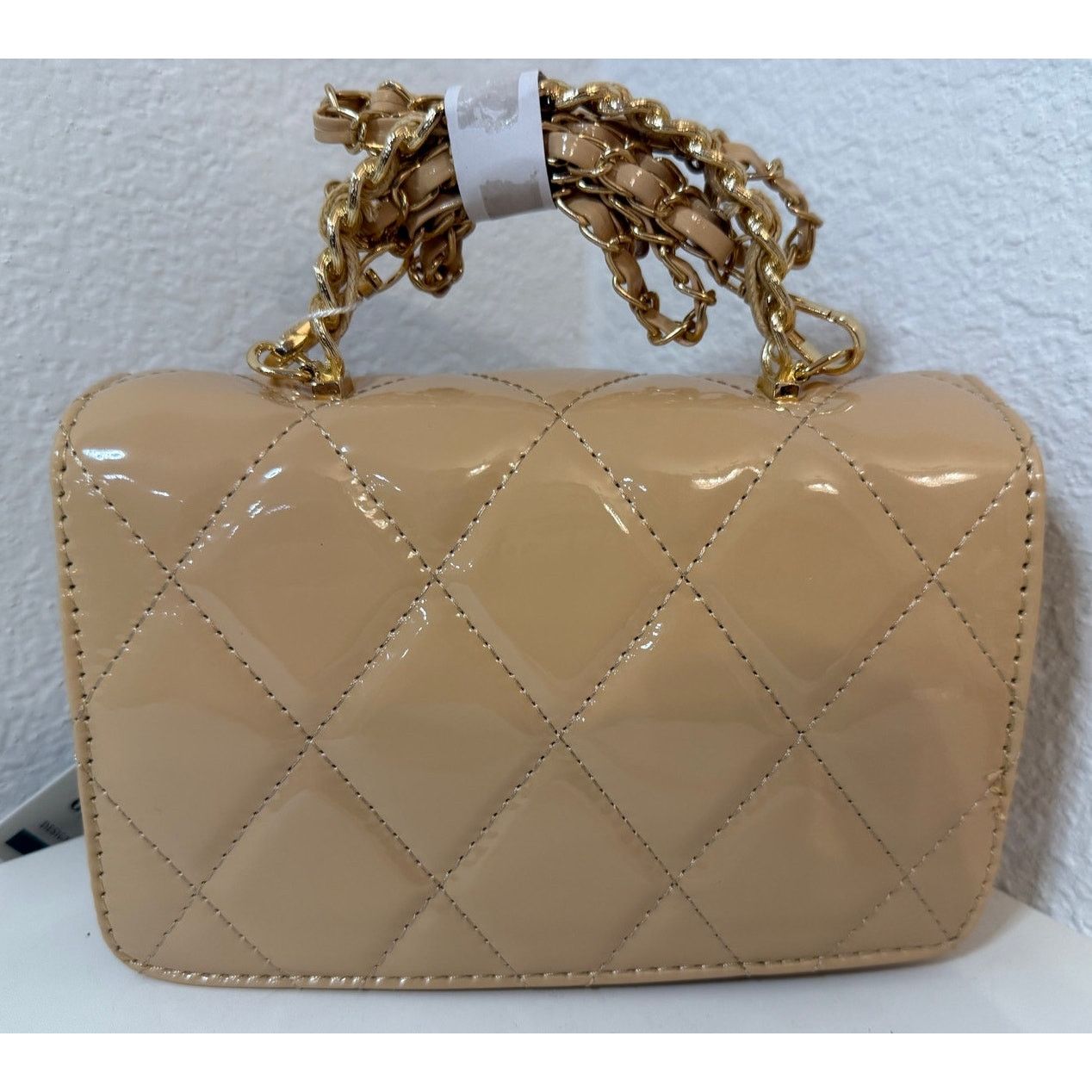 Valentino Valentino Orlandi Italy NWT Taupe Handbag Crossbody Vegan Size ONE SIZE - 3 Thumbnail