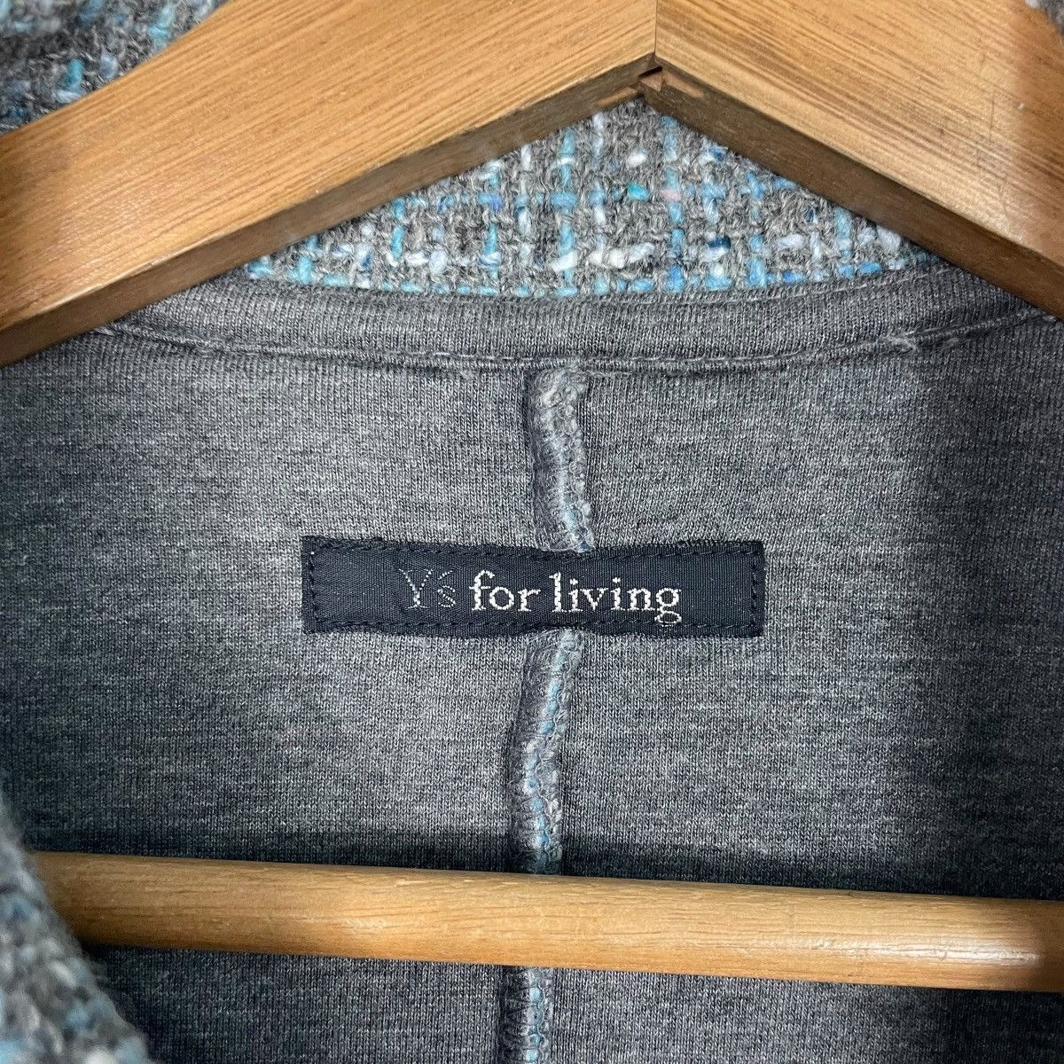 Yohji Yamamoto Yohji Yamamoto Y’s For Living Tweed Wool Jacket Size M / US 6-8 / IT 42-44 - 15 Thumbnail
