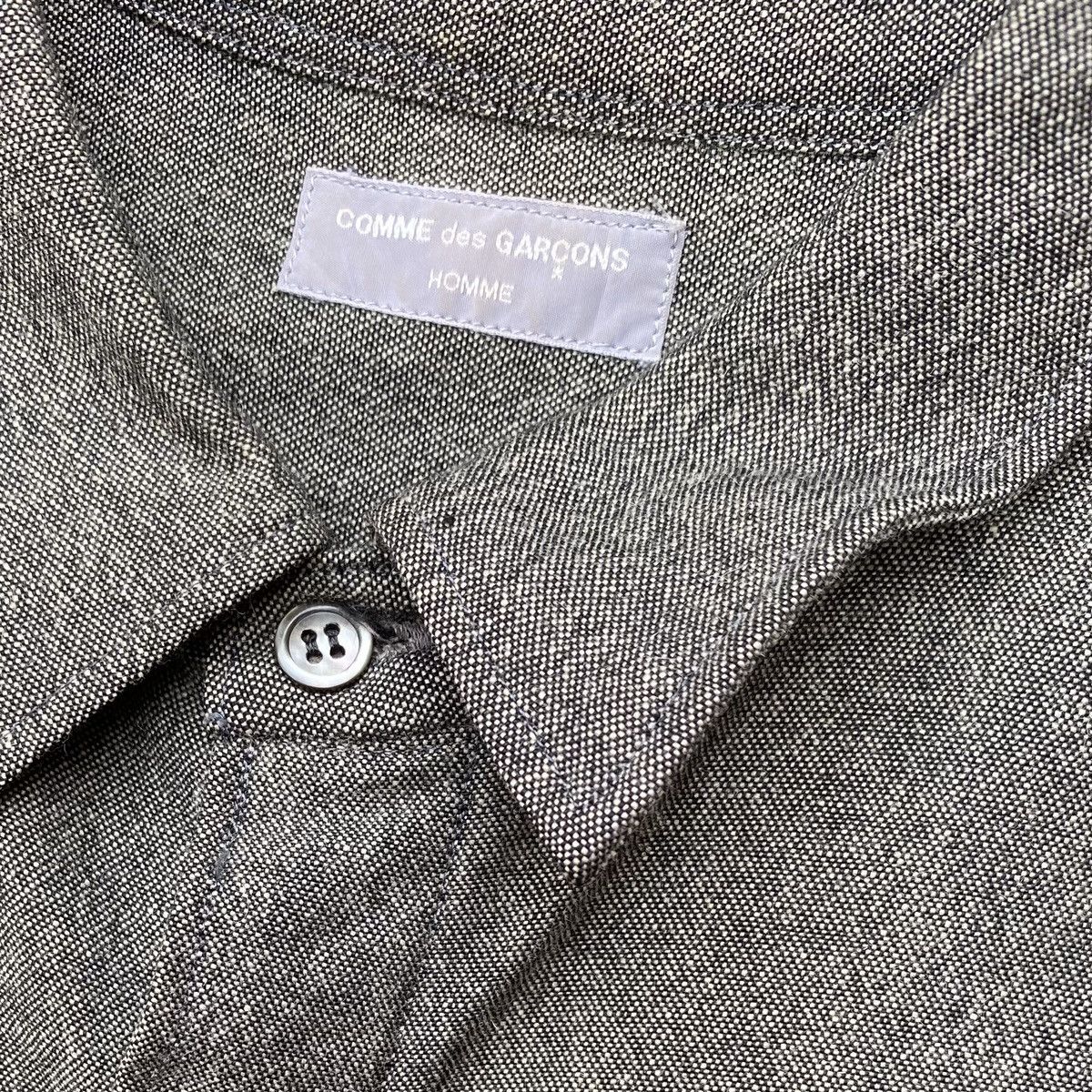 Comme des Garcons Vintage 90’s CDG Homme Wool/Rayon Oversize Shirt Size US L / EU 52-54 / 3 - 4 Thumbnail