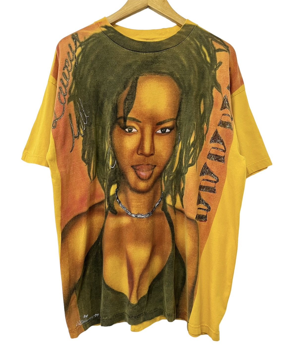 Rap Tees × Vintage VINTAGE 90s LAURYN HILL FUGEES OVP RNB RAP HIP HOP TSHIRT Size US XL / EU 56 / 4 - 5 Thumbnail