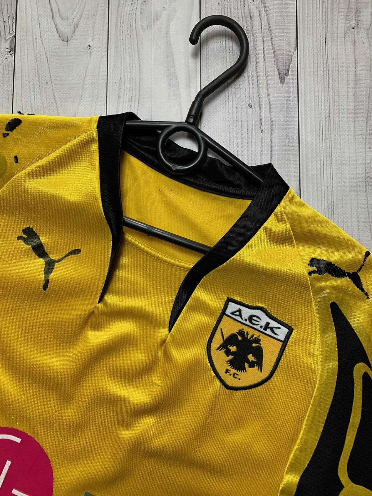 Puma × Vintage Vintage puma A.E.K. Soccer jersey size M yellow Size US M / EU 48-50 / 2 - 6 Thumbnail