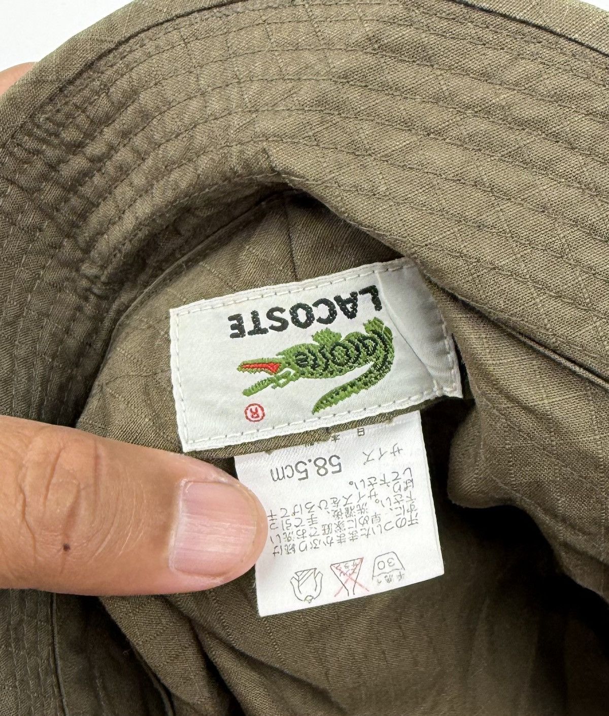 Lacoste lacoste bucket hat tc52 Size ONE SIZE - 6 Thumbnail