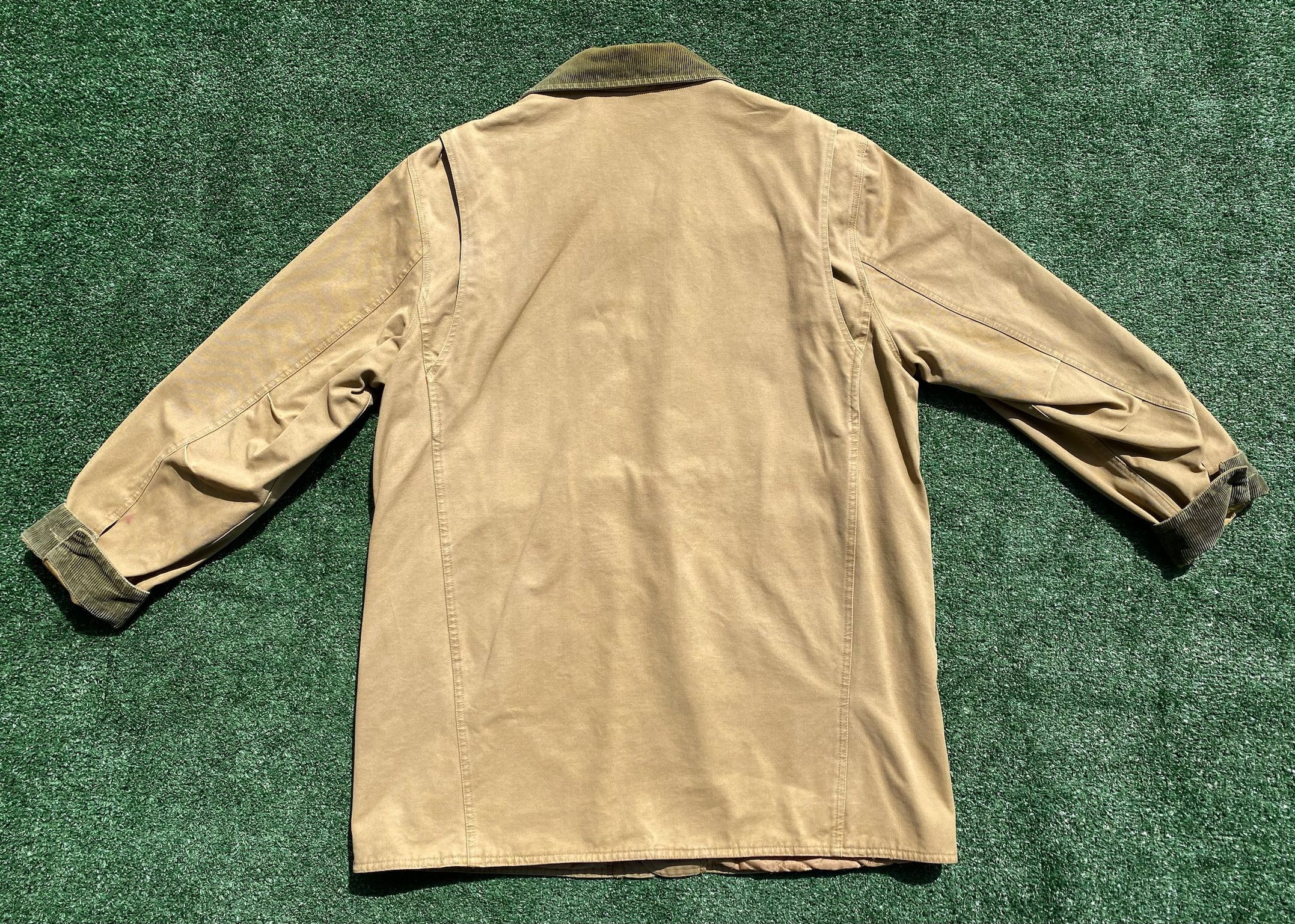 Gap Y2K GAP Barn Corduroy Collar Quilt Lined Canvas Jacket XL Size US XL / EU 56 / 4 - 6 Thumbnail