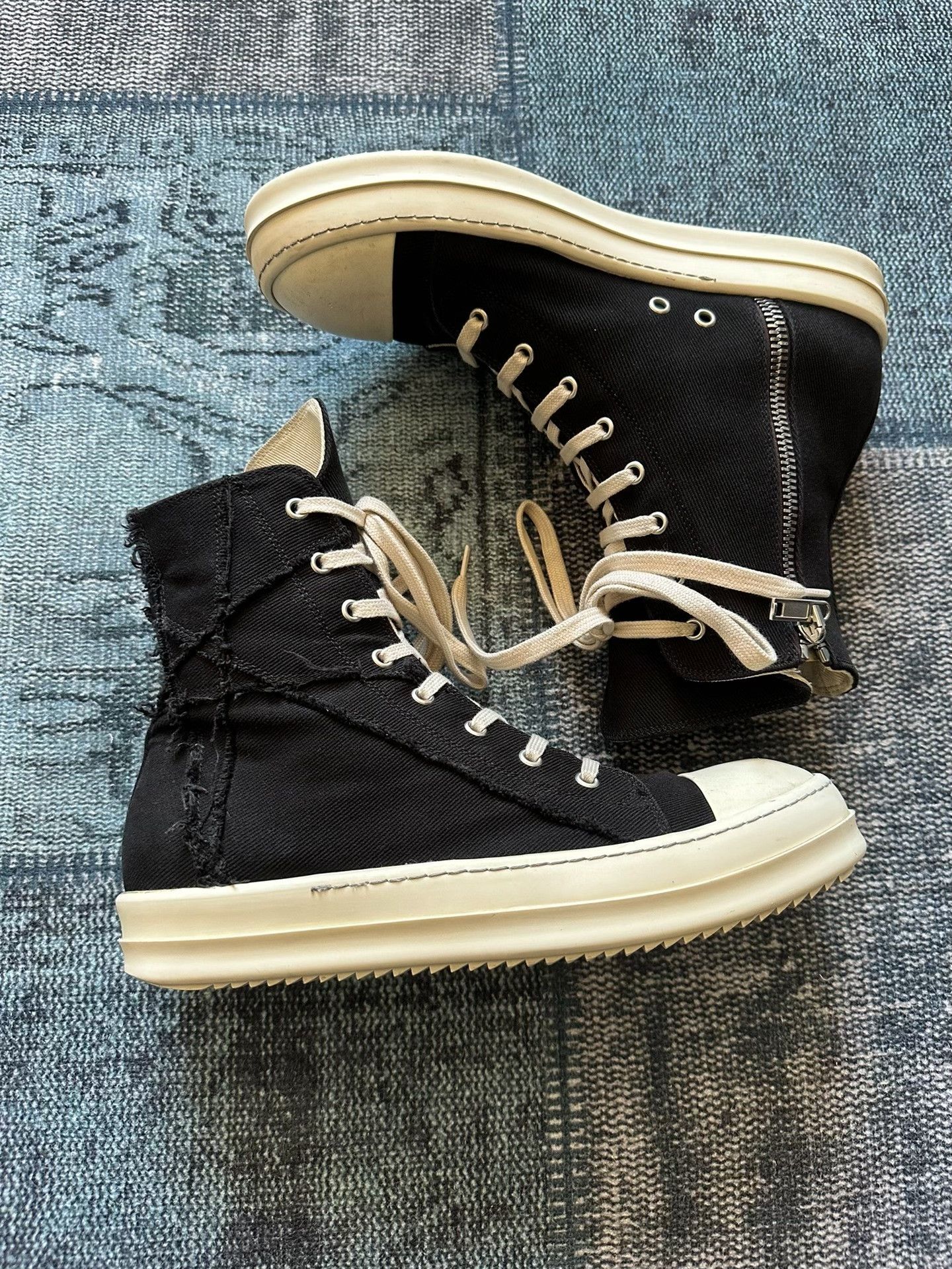 Rick Owens Rick Owens Multi Hitop Sneakers 42 Men Size US 9 / EU 42 - 1 Thumbnail