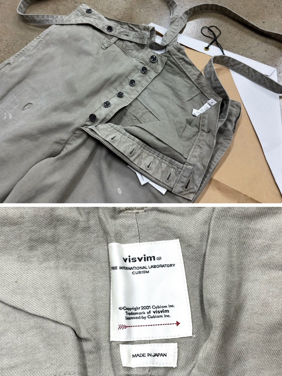 Visvim Visvim 21aw TRAVAILLER BRACES PANTS DMGD Size US 34 / EU 50 - 4 Thumbnail