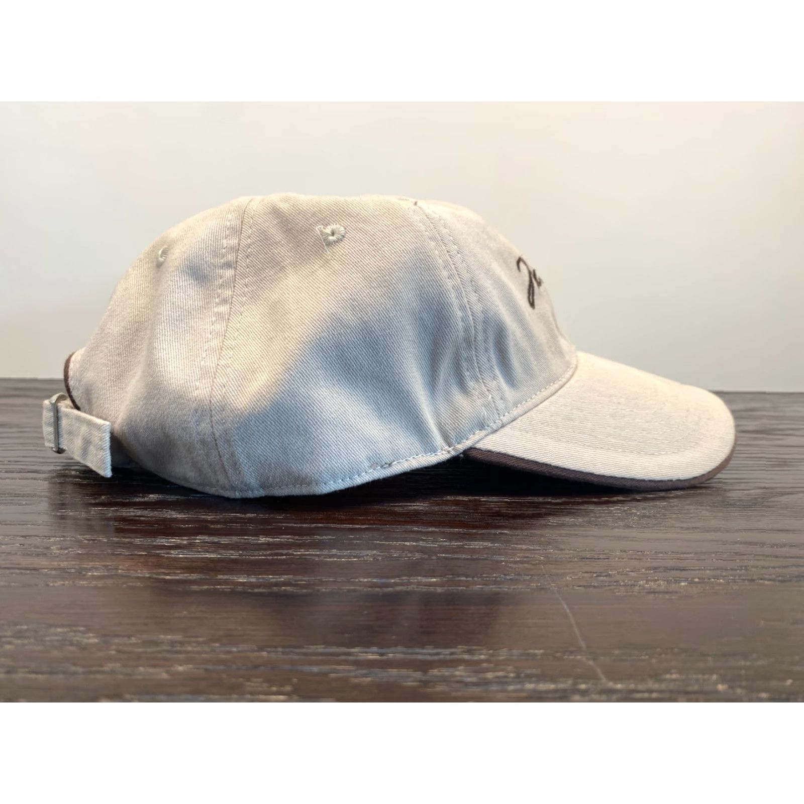 Vintage Montage Beverly Hills Hat Adult One Size Beige Twill Strapback Adjustable Golf Size ONE SIZE - 3 Thumbnail