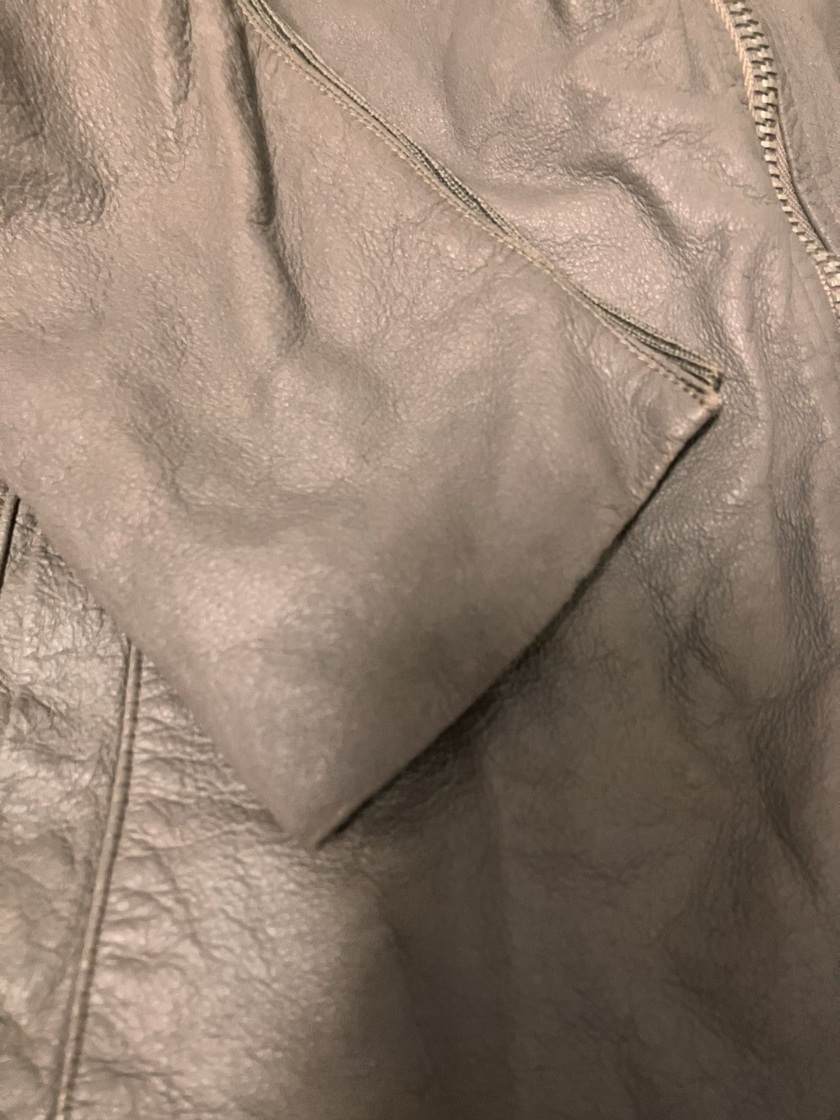 Rick Owens Dust leather Olmar+Mirta hoodie jacket Size US XS / EU 42 / 0 - 19 Thumbnail