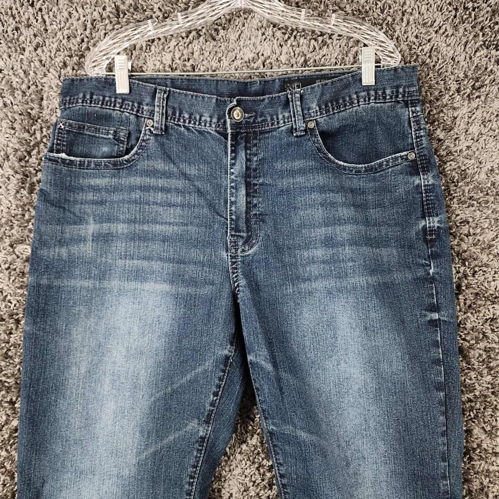 Vintage VINTAGE TK Axel Jeans Slim Straight Mens 38x31 Blue Denim Jeans Mens 90s Style Size US 38 / EU 54 - 2 Thumbnail