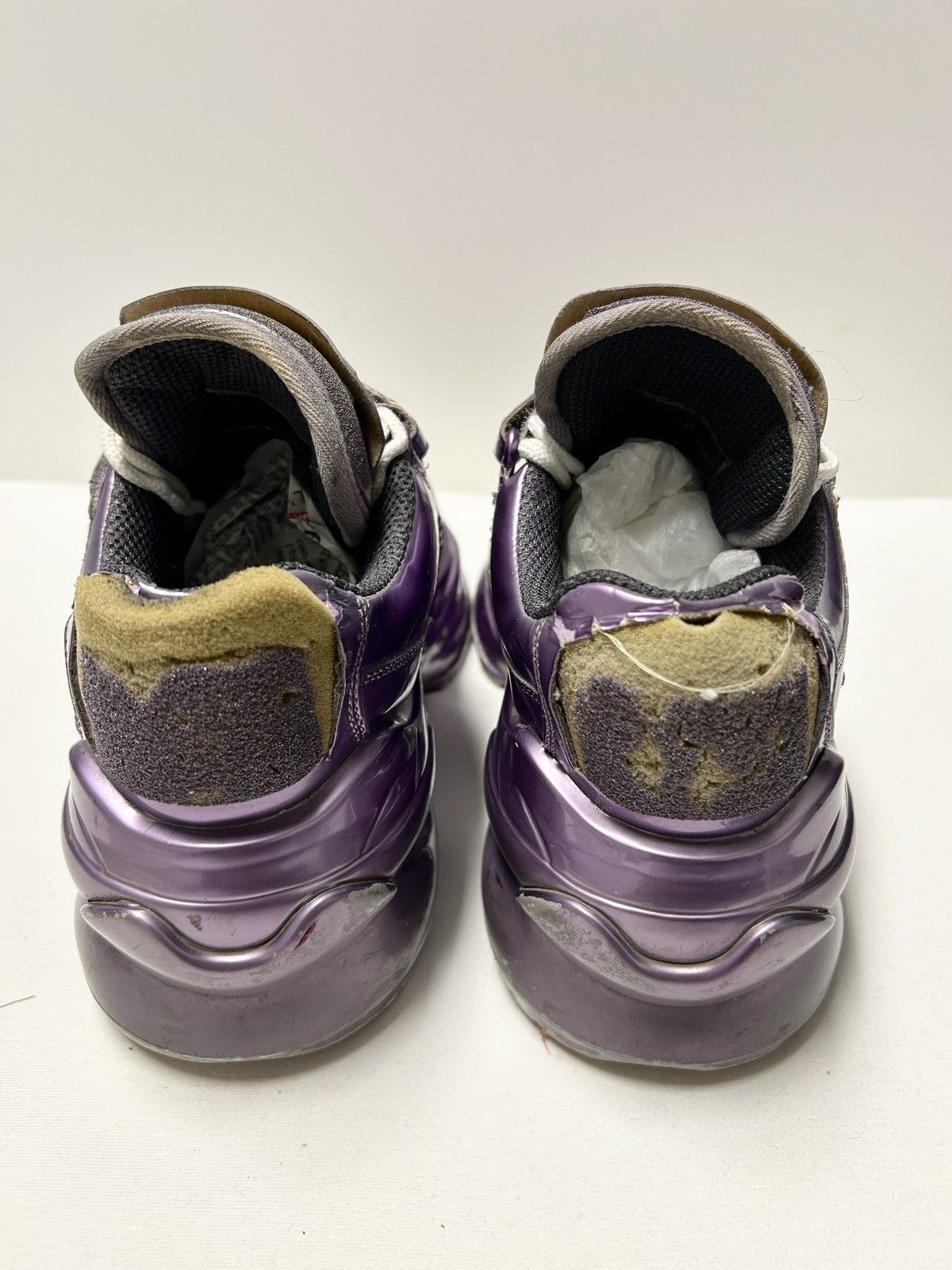 Maison Margiela 2008 Retro Fit Purple Metallic Platform Sneaker Size US 6 / EU 39 - 5 Thumbnail