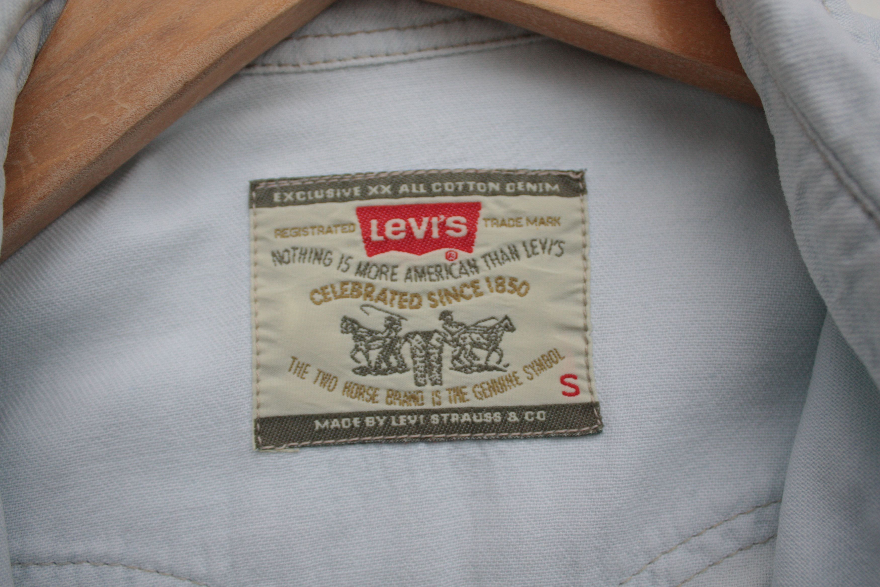 Levi's Levi's Sky Blue Vintage L/S Shirt Size US M / EU 48-50 / 2 - 6 Thumbnail