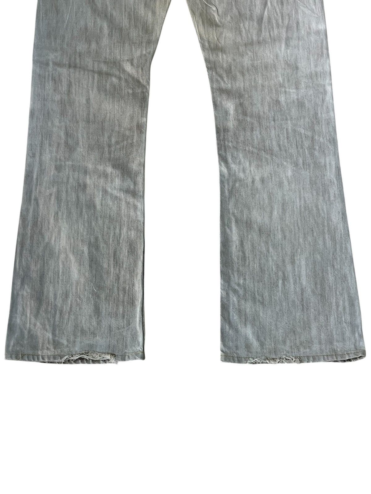 Edwin VINTAGE EDWIN 503 FLARED/BOOT CUT BLUE TRIP DISTRESSED JEANS Size US 34 / EU 50 - 4 Thumbnail