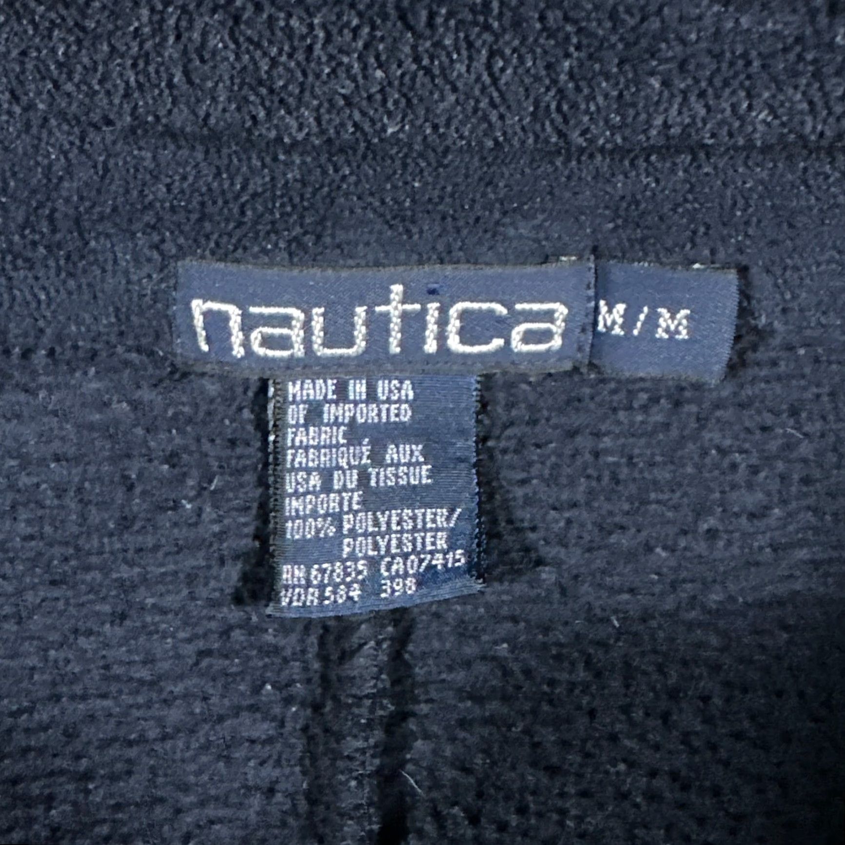 Nautica VINTAGE Nautica Pullover Mens M 90s Red Fleece Embroidered NAUTICA CHALLENGE Spell Out 1/4 Zip Logo Winter Fall Spring Size US M / EU 48-50 / 2 - 2 Thumbnail