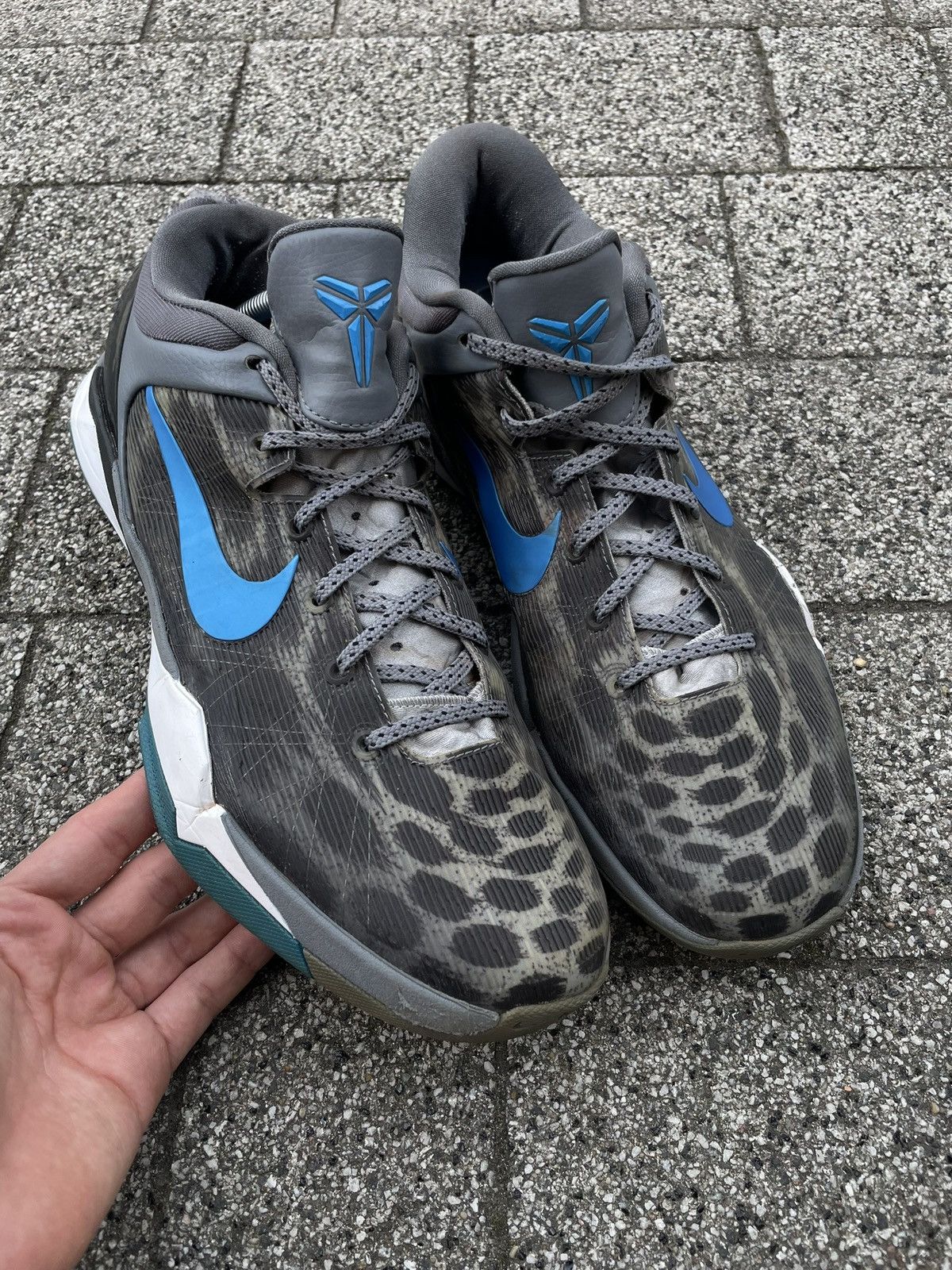 Nike Nike Kobe 7 Grey Cheetah Size US 12.5 / EU 45-46 - 2 Thumbnail