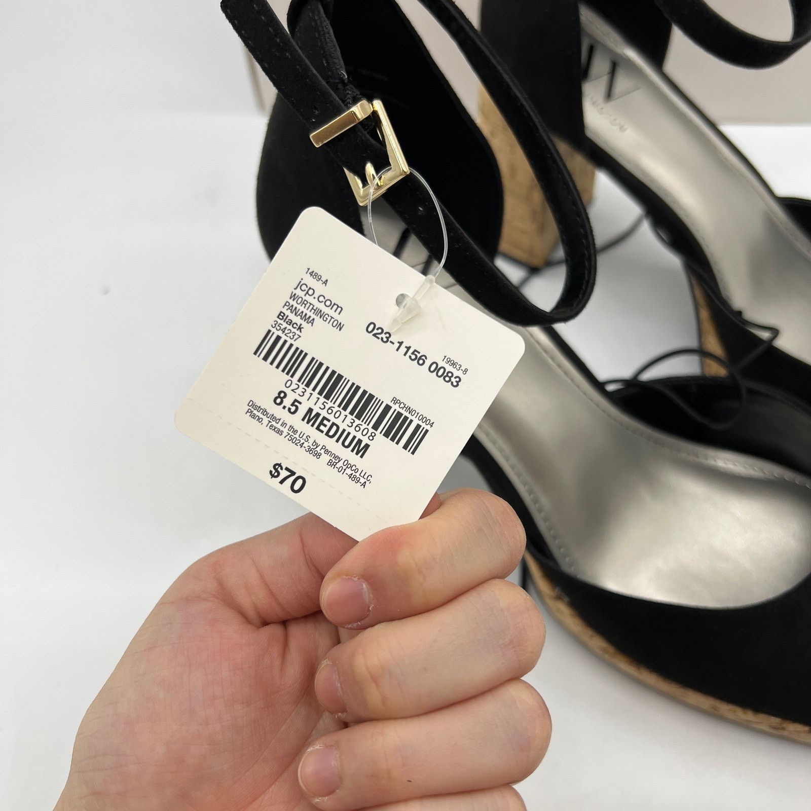 Other Worthington Womens Panama Block Heel Pumps Size US 8.5 / IT 38.5 - 5 Thumbnail