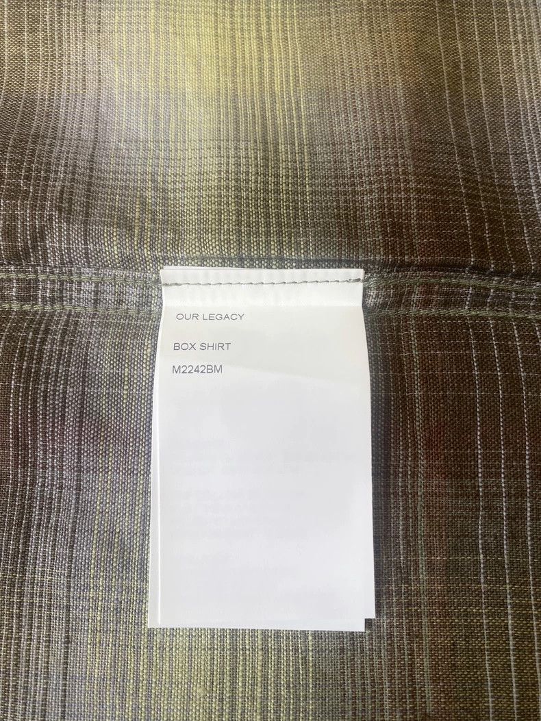 Our Legacy Our LegacyMurky Stadic plaid shirt halo-dyed plaid jacket Size US M / EU 48-50 / 2 - 7 Thumbnail