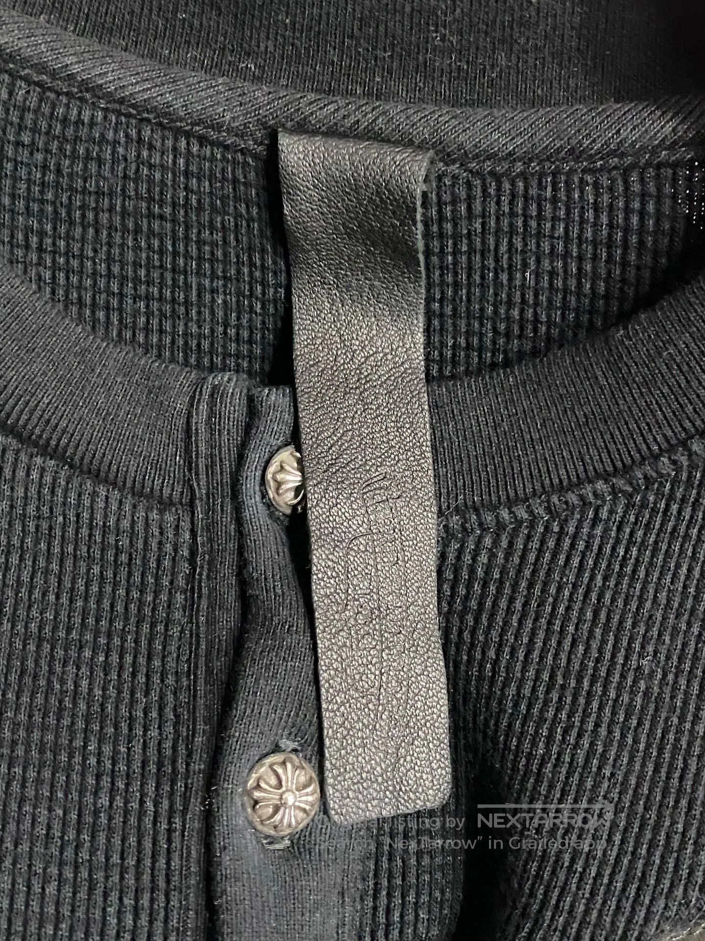 Chrome Hearts Chrome Hearts Waffle Knit Cross Long Sleeve. Size US S / EU 44-46 / 1 - 6 Thumbnail