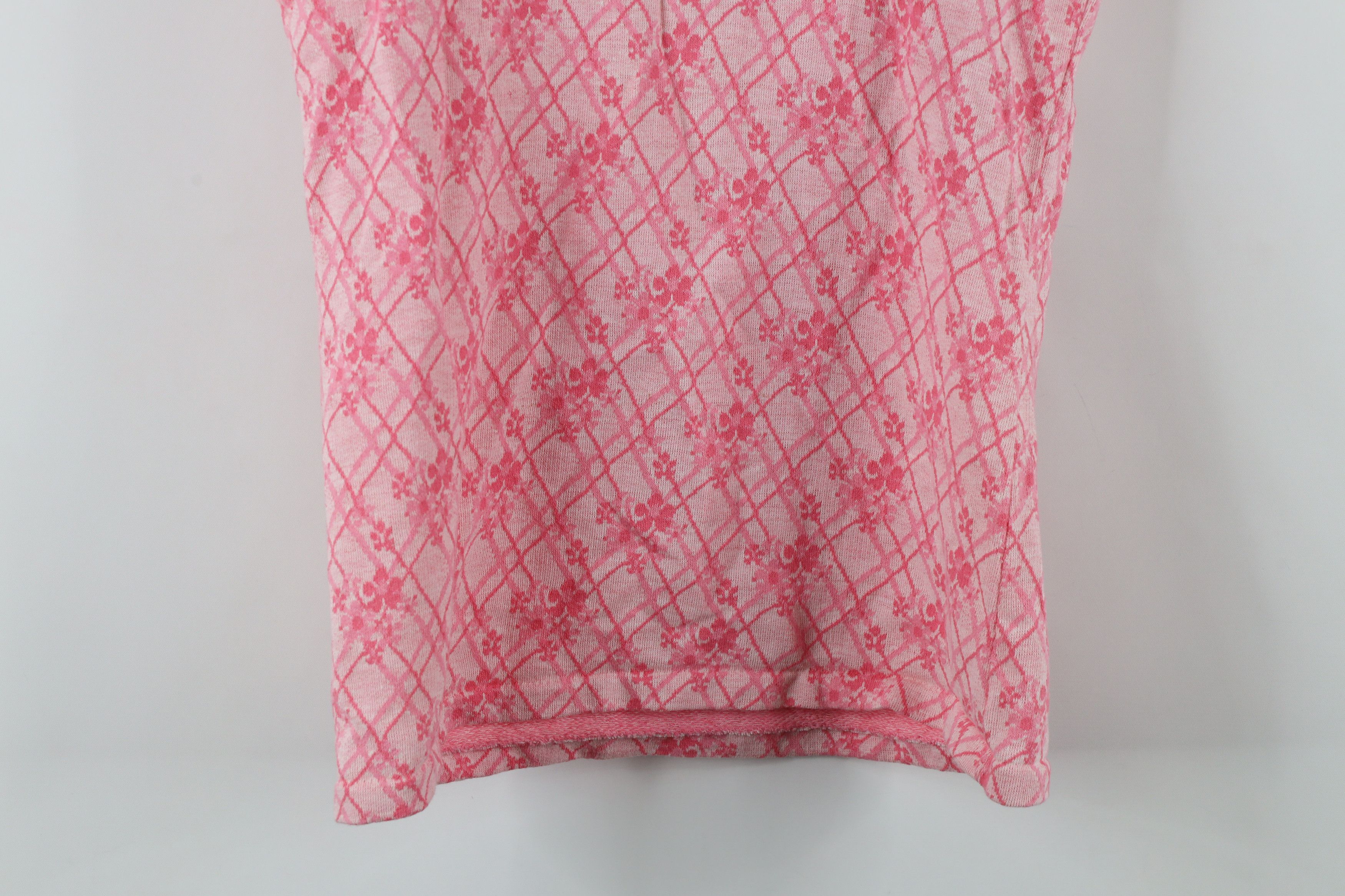 Vintage Vintage 60s Streetwear Flower Knit Tank Top T-Shirt USA Size M / US 6-8 / IT 42-44 - 11 Thumbnail