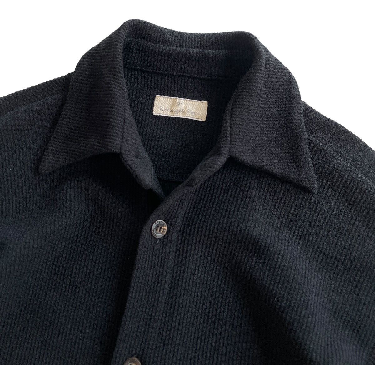 Ermenegildo Zegna Ermenegildo Zegna Black knit Shirt Size US M / EU 48-50 / 2 - 4 Thumbnail