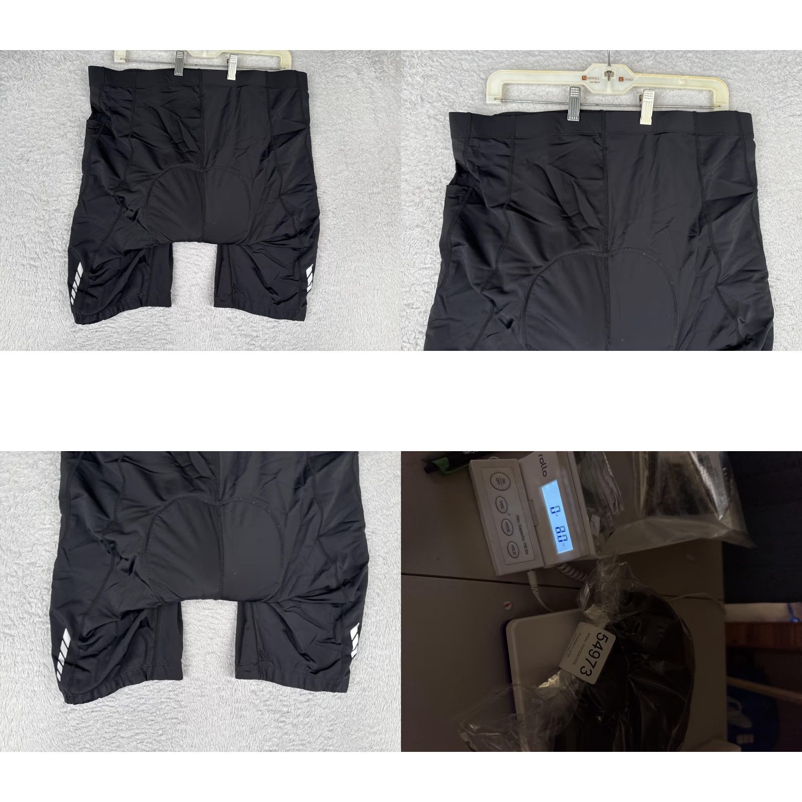 Vintage Baleaf Cycling Shorts Mens 3XL Black Padded Pockets Compression Bike Spandex Size US 39 - 9 Thumbnail